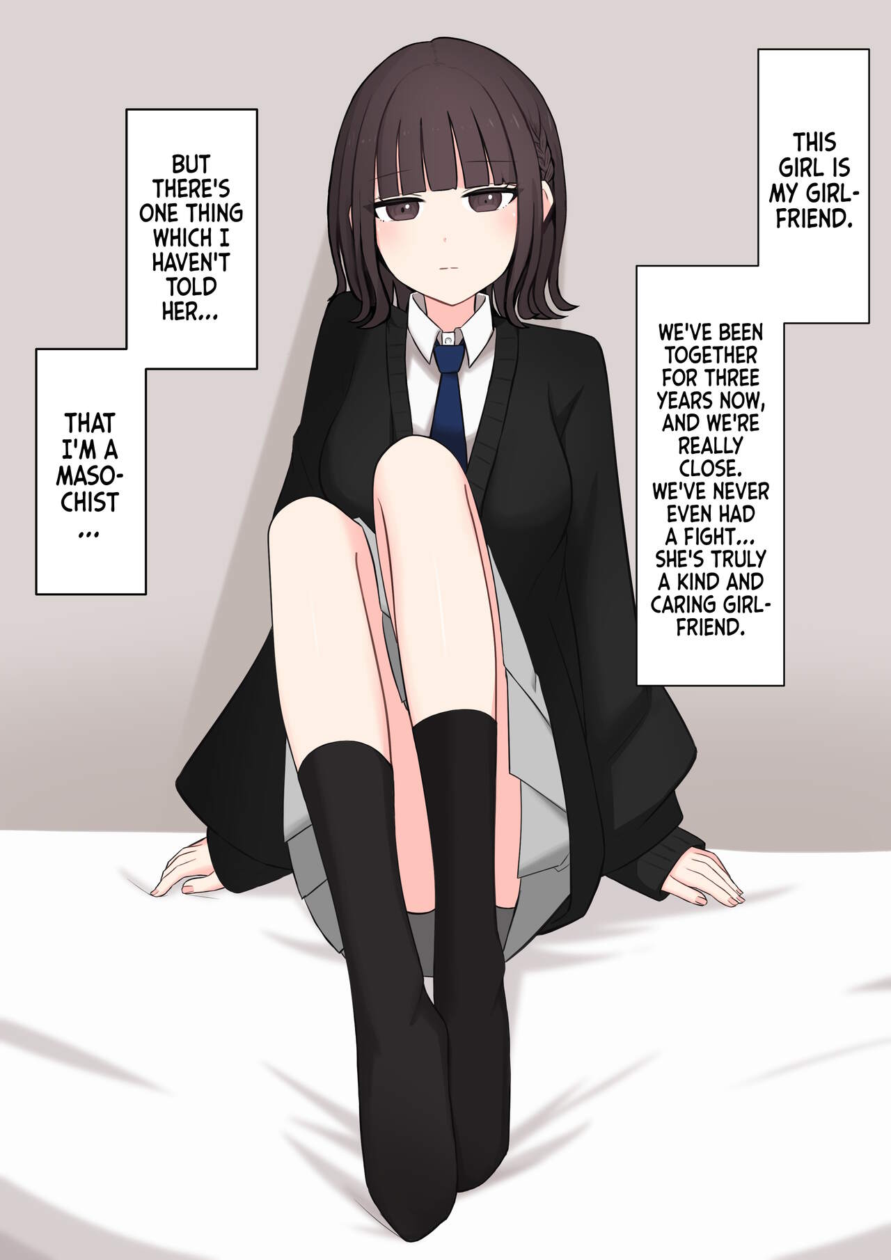 Koukando 100% no Doukyuusei Kanojo ni Maso dearu Koto o Kokuhaku shita Hanashi | A Story About Confessing to my 100% Likable Classmate That I'm a Masochist page 2 full