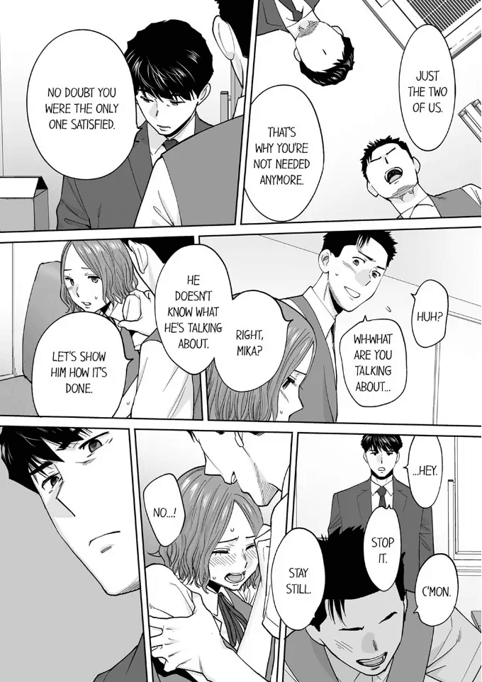 "Otto no Buka ni Ikasarechau..." Aragaezu Kanjite Shimau Furinzuma 15 | "I'm cumming from my husband's subordinate…" The cheating wife who can't resist feeling it 15 page 8 full