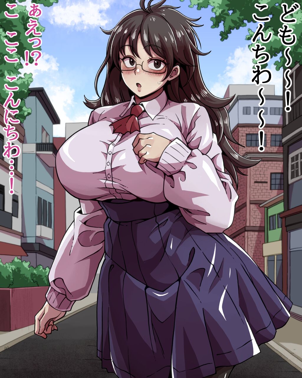 Ojousama Gakkou no Bakunyuu Meganekko to SeFri ni Naru Hanashi page 7 full