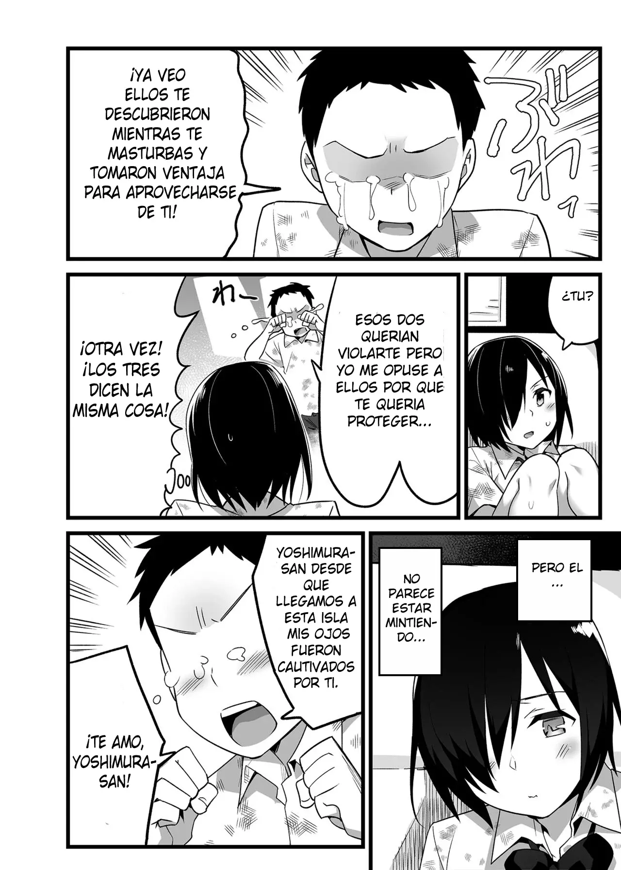 Mujintou JK! Choroi yo Yoshimura-san! Volume. 3  ~Minna de  Netori Hen~ |  ¡Una estudiante en una isla  desierta!  ¡yoshimura-san es facil de persuadir! Capitulo 3 ~Cogiendo con todos~ page 10 full