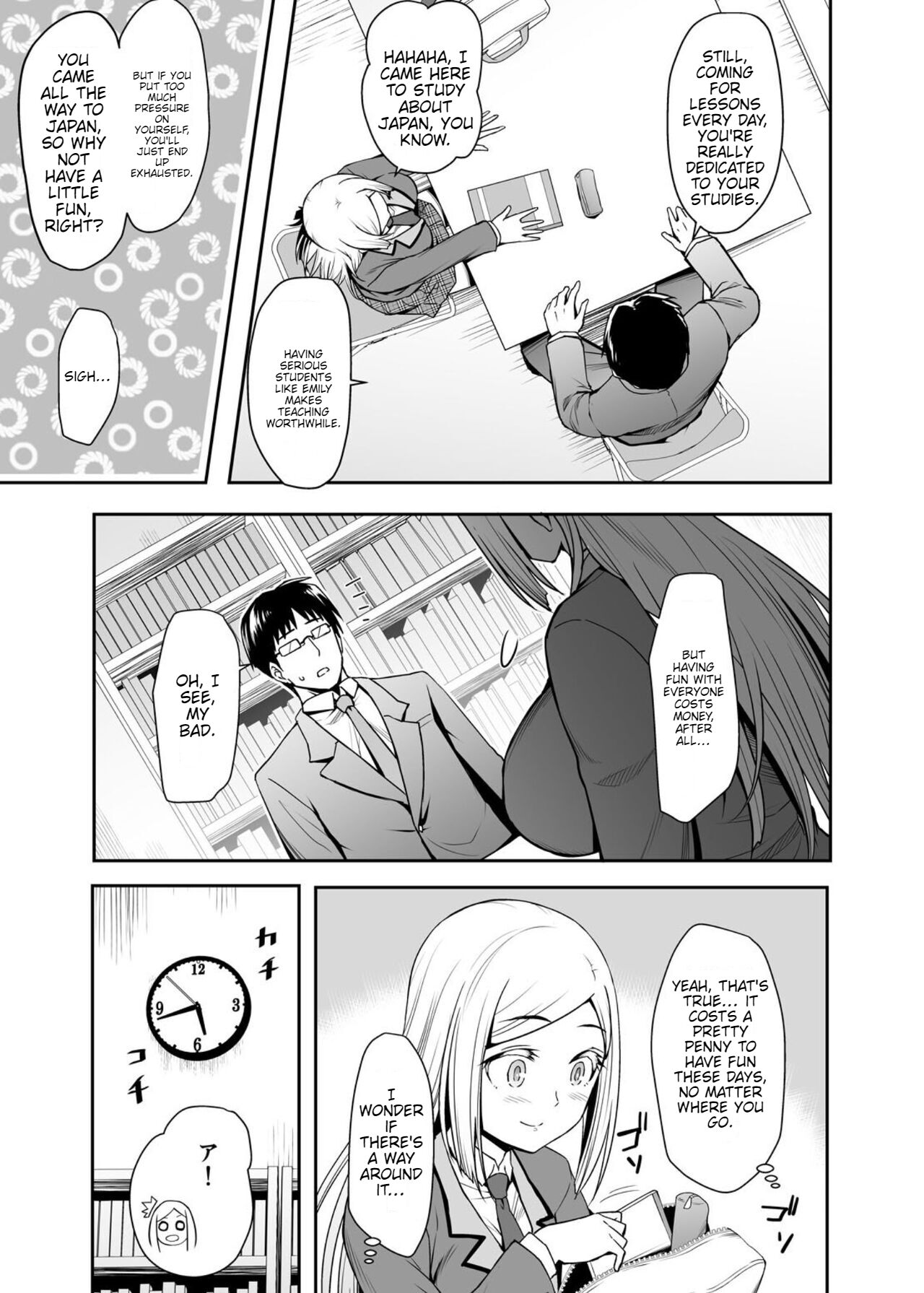 Gokujou Kinpatsu Ryuugakusei to H na Kokusai Kouryuu Shichaimashita. page 4 full