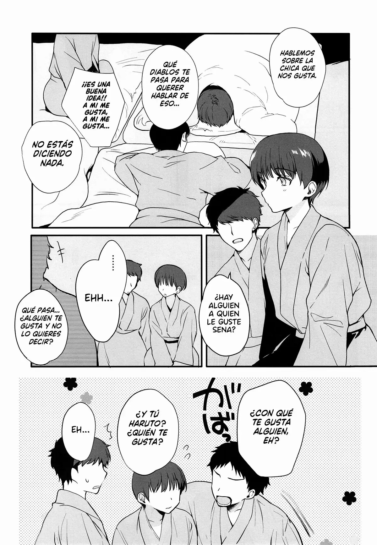 Shinsei Lolishota  Otokonoko Sena ~ Mukashi no Doukyuusei to Saikai H ~ Shuugakuryokou no Yoru ni Naisho de Ikaseta Kawaii Doukyuusei to Saikai. Amari no Ero-sa ni Tomodachi mo Sasotte Rankou Shichaimashita page 4 full