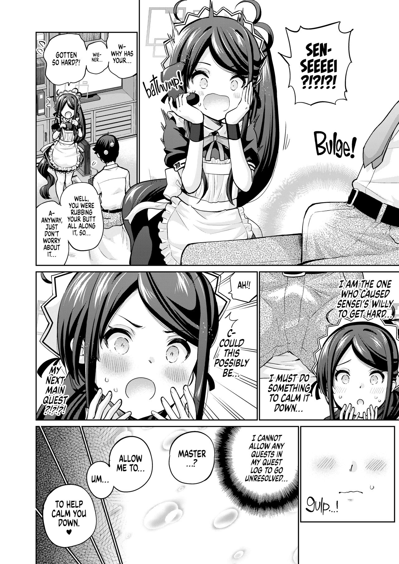 Goumou Maid Alice wa Suki desu ka - Do you like hairy maids Alice? | You Would Rather That Aris Did NOT Trim That Place? page 5 full