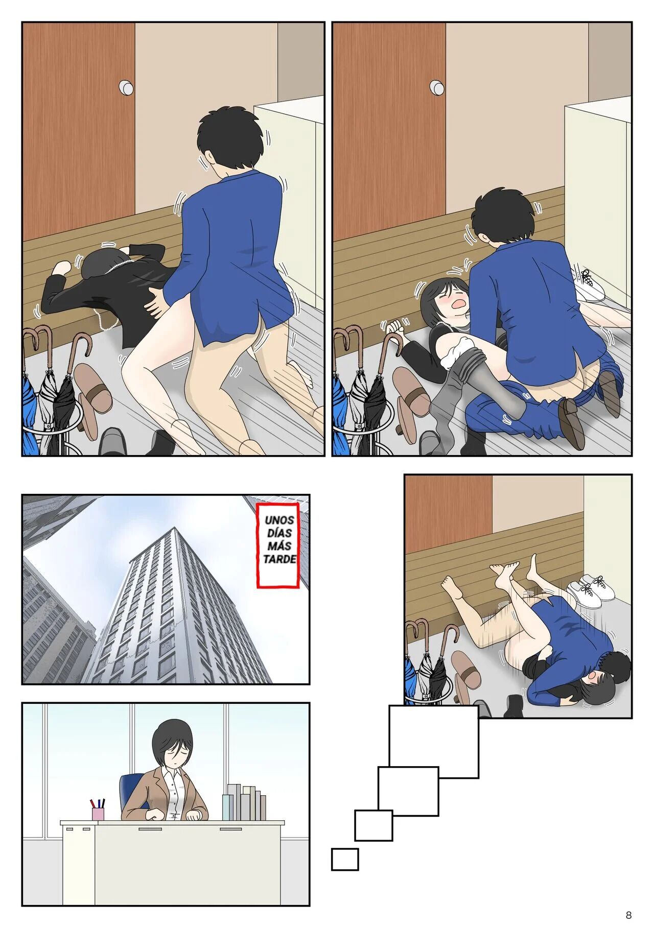 Onaneta Kaa-san 4 | Mamá es mi material para masturbación 3 page 8 full