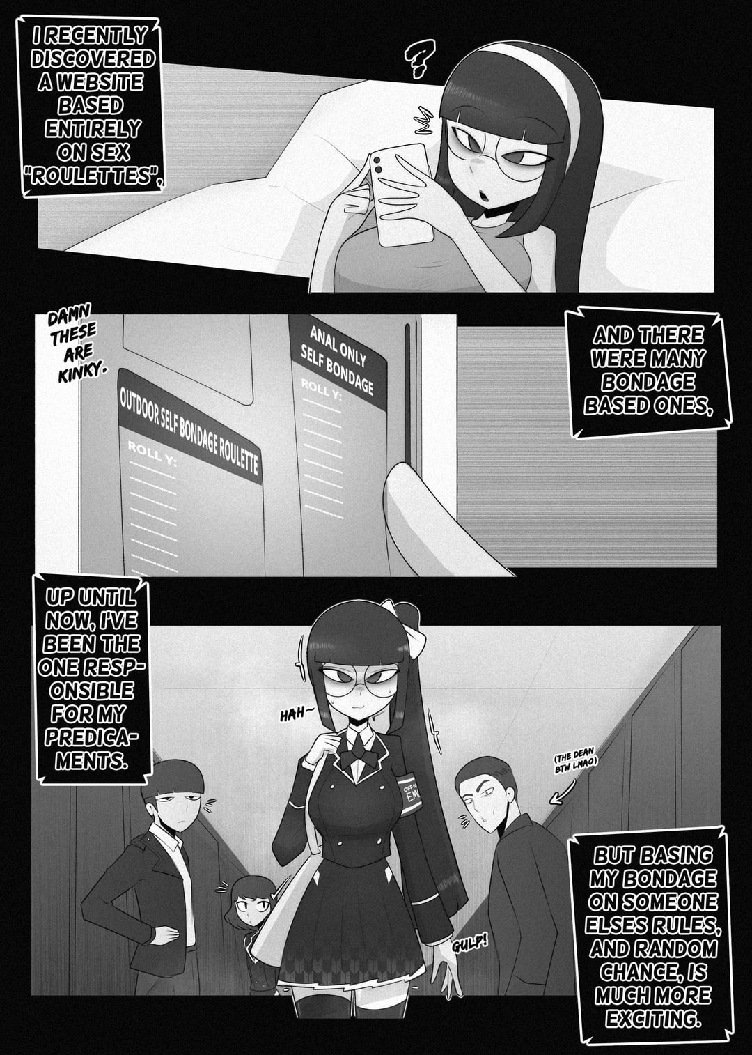 Nerd tries a public self bondage roulette page 1 full