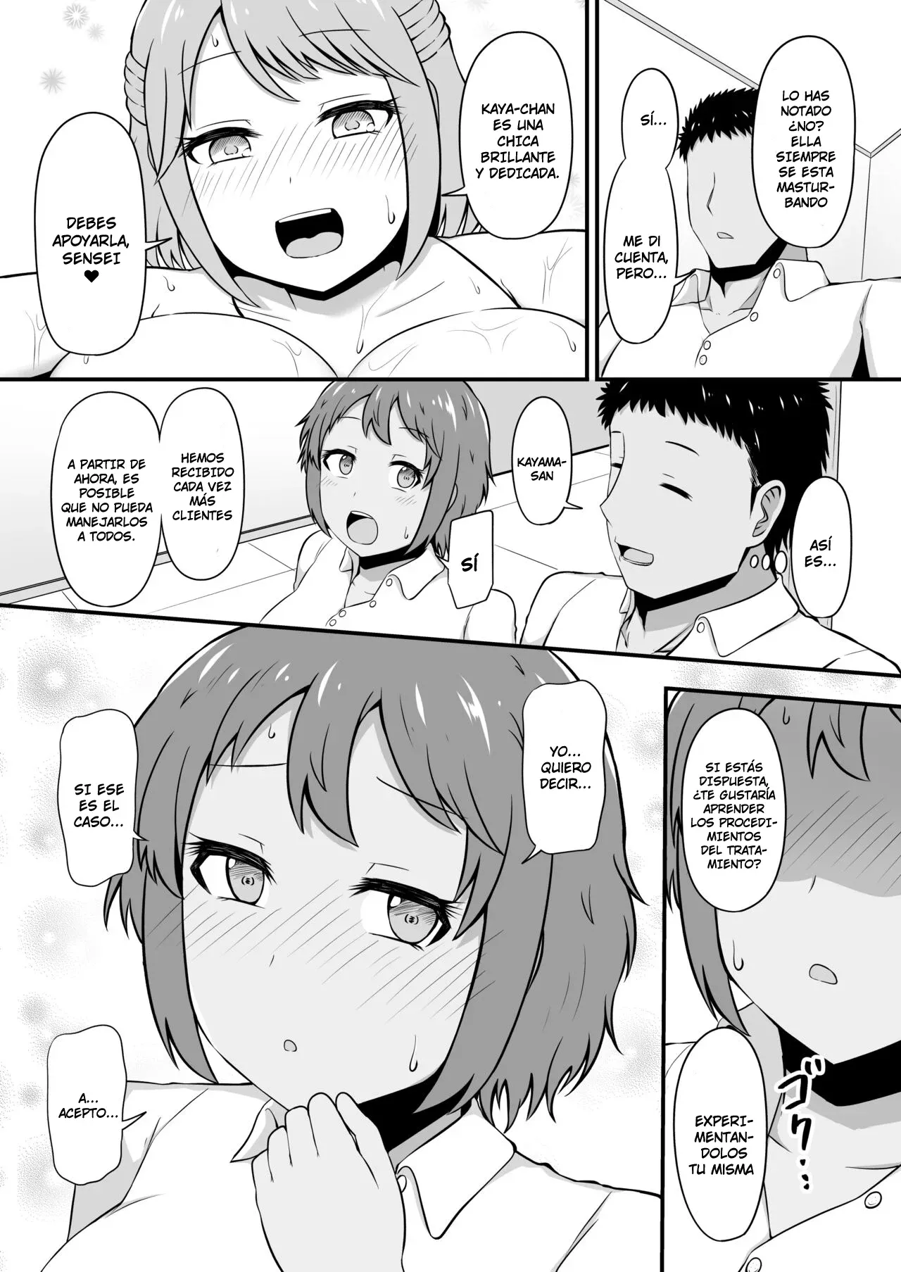 Ecchi na Esthe Salon ni Youkoso Sono 3 | Bienvenido al Salón de Belleza Ladcivo 3 page 6 full