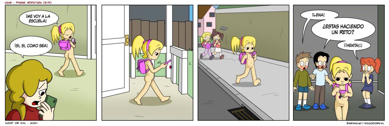 Lena Phone Addiction page 3 full