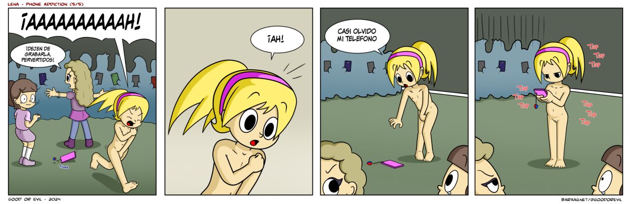 Lena Phone Addiction page 5 full