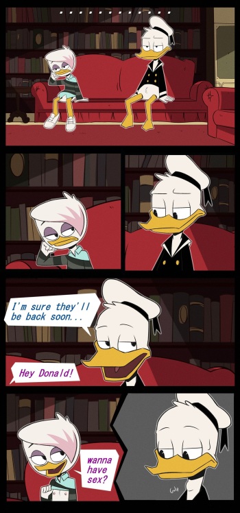 DuckTales - Bored Donald &amp; Lena / Lena x Magica cover