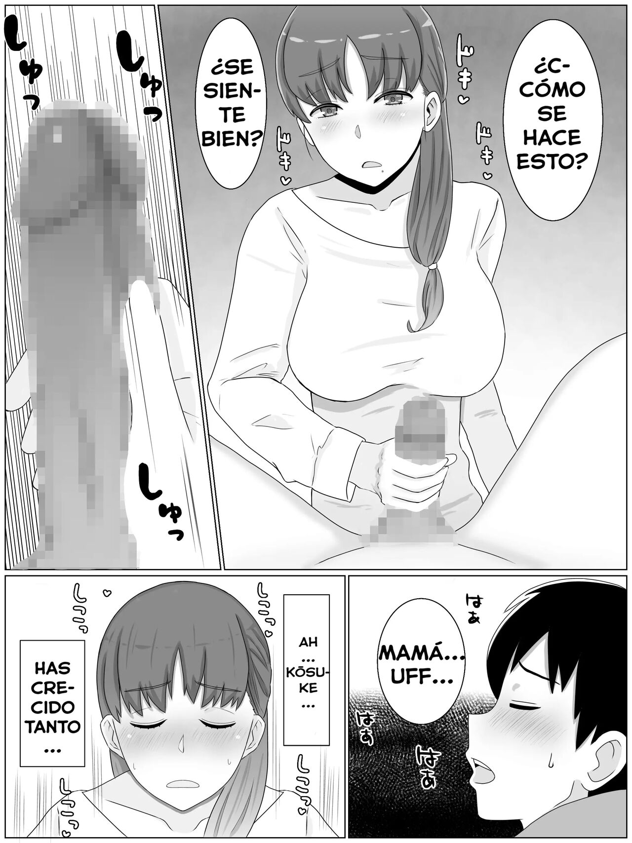 Kāsan to Shitai koto 〜 Musuko no Kodane de Haramu Kyonyuu Haha page 9 full