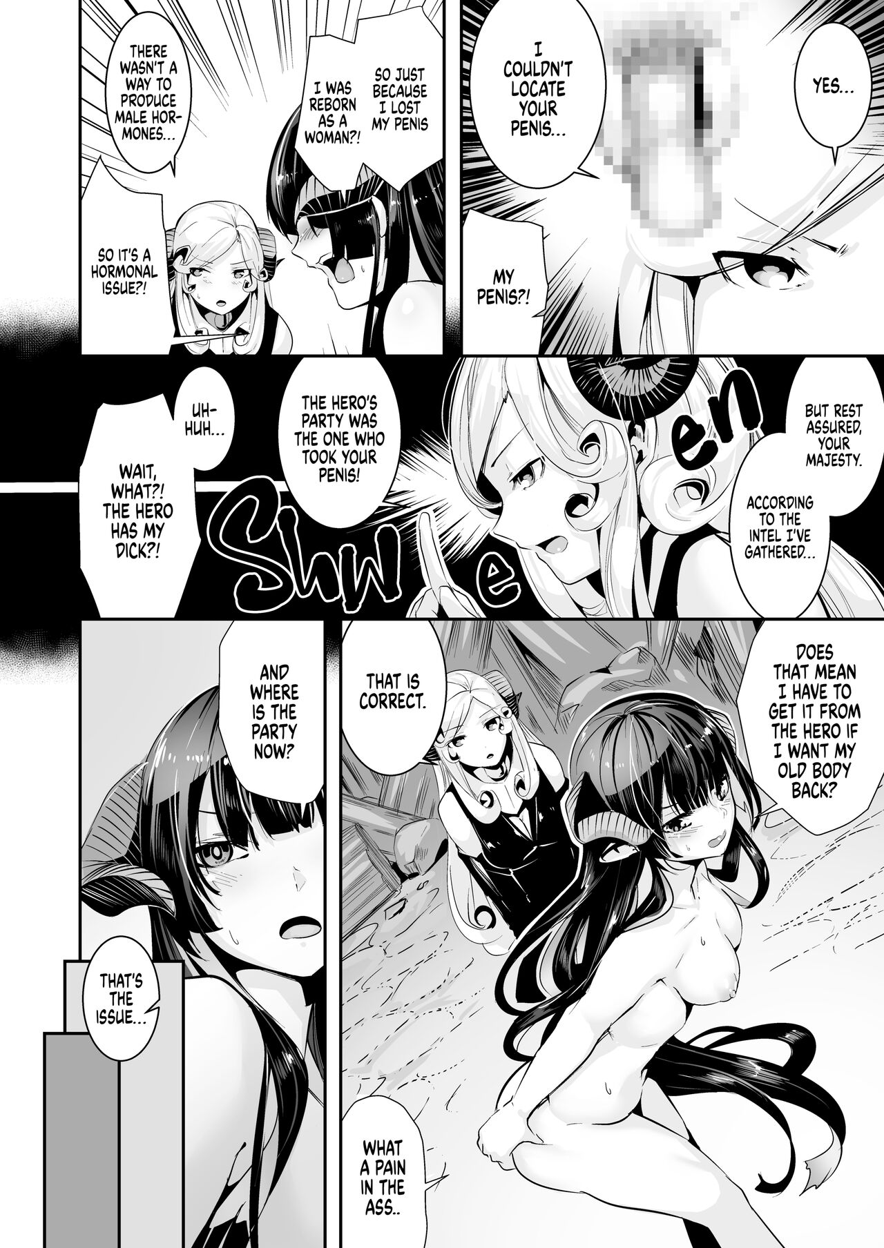 TRANCE SEXUAL INTER WORM | A Tale of Tentacles, a Futanari Hero and a Genderbent Demon Lord page 5 full