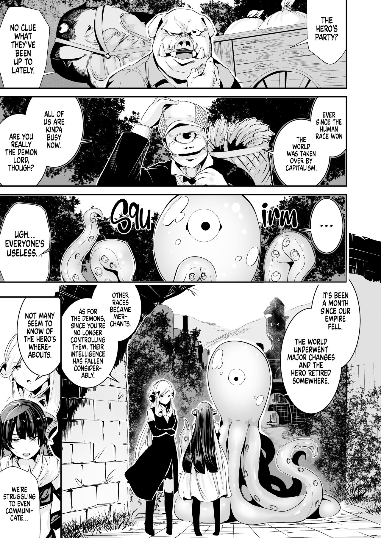 TRANCE SEXUAL INTER WORM | A Tale of Tentacles, a Futanari Hero and a Genderbent Demon Lord page 6 full