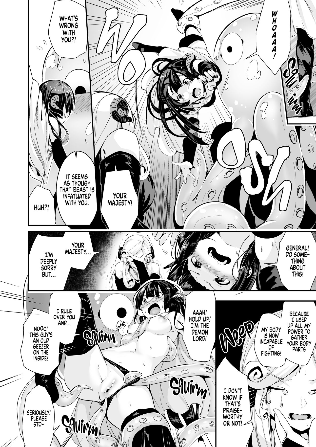 TRANCE SEXUAL INTER WORM | A Tale of Tentacles, a Futanari Hero and a Genderbent Demon Lord page 7 full