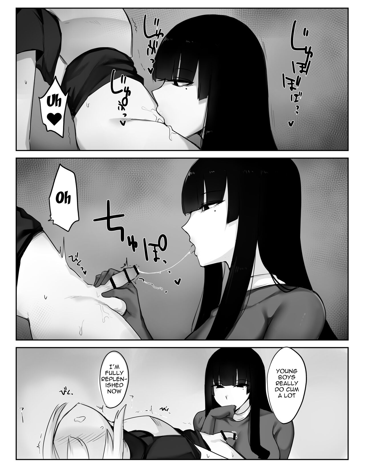 Majutsushi Onee-san ga Maryoku Hokyuu Suru Tame ni Boukensha-kun kara Sakusei Suru Hanashi page 6 full