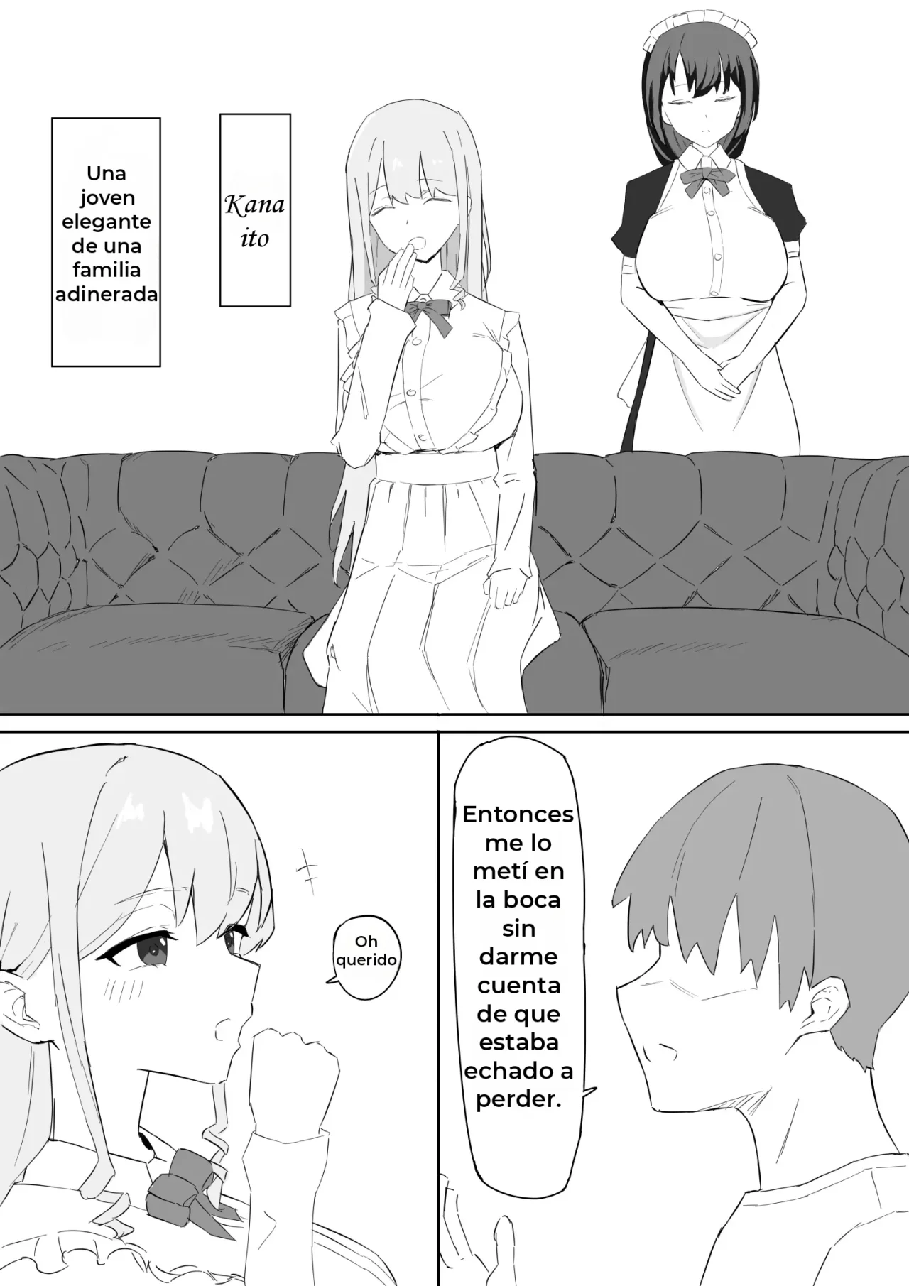 Ojou-sama to Maid o Iinazuke ni Torarete Okobore Ecchi suru Hanashi | La Historia sobre una Joven y su Sirvienta page 2 full