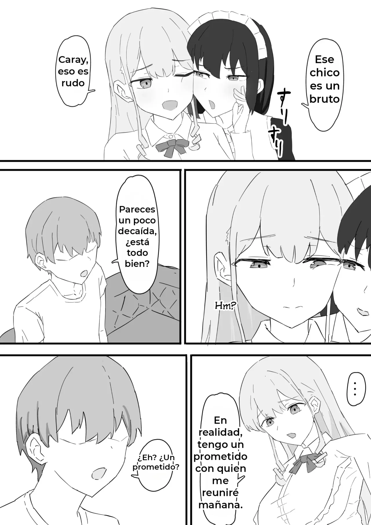 Ojou-sama to Maid o Iinazuke ni Torarete Okobore Ecchi suru Hanashi | La Historia sobre una Joven y su Sirvienta page 5 full