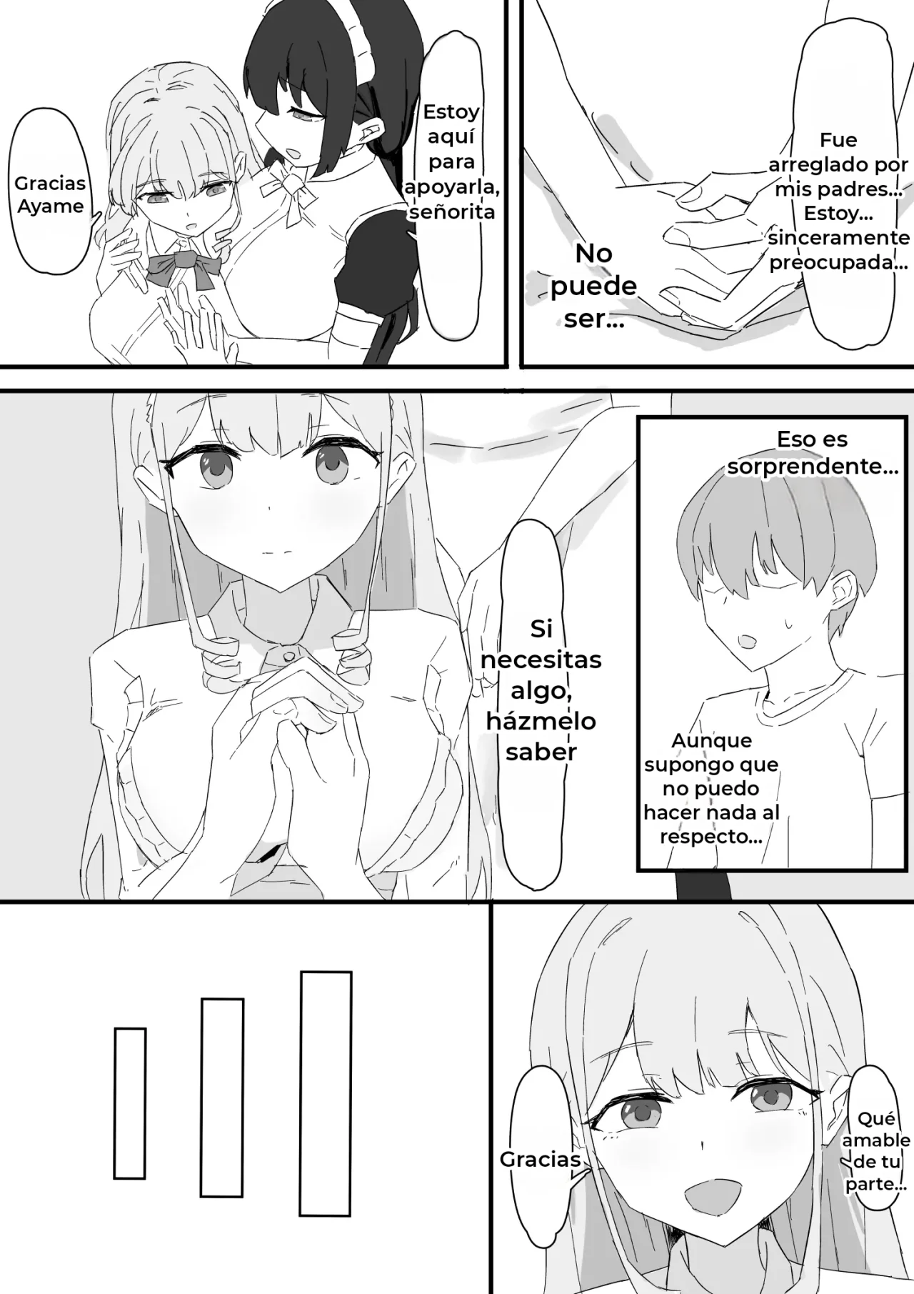 Ojou-sama to Maid o Iinazuke ni Torarete Okobore Ecchi suru Hanashi | La Historia sobre una Joven y su Sirvienta page 6 full