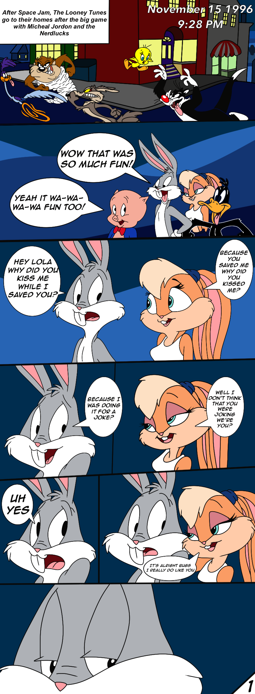Space Jam Alternative Ending page 1 full