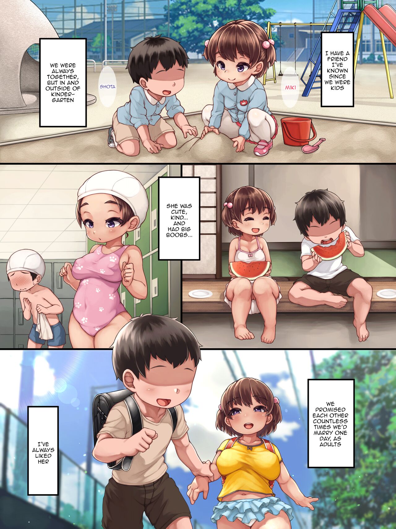 Daisuki datta Osananajimi ga Minna no Seishori Gakari ni Naru Hanashi | Story About How My Beloved Childhood Friend Became The Public Cum Dumpster page 2 full