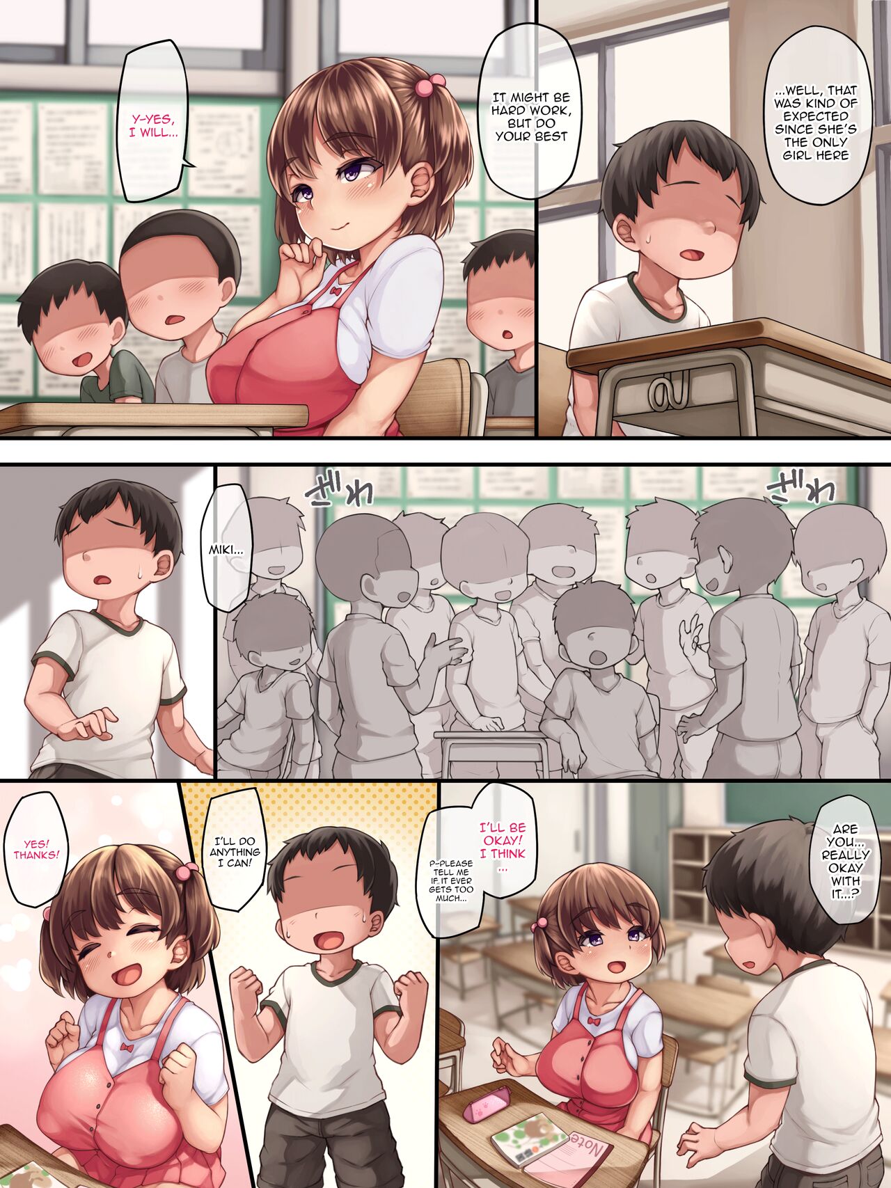 Daisuki datta Osananajimi ga Minna no Seishori Gakari ni Naru Hanashi | Story About How My Beloved Childhood Friend Became The Public Cum Dumpster page 5 full