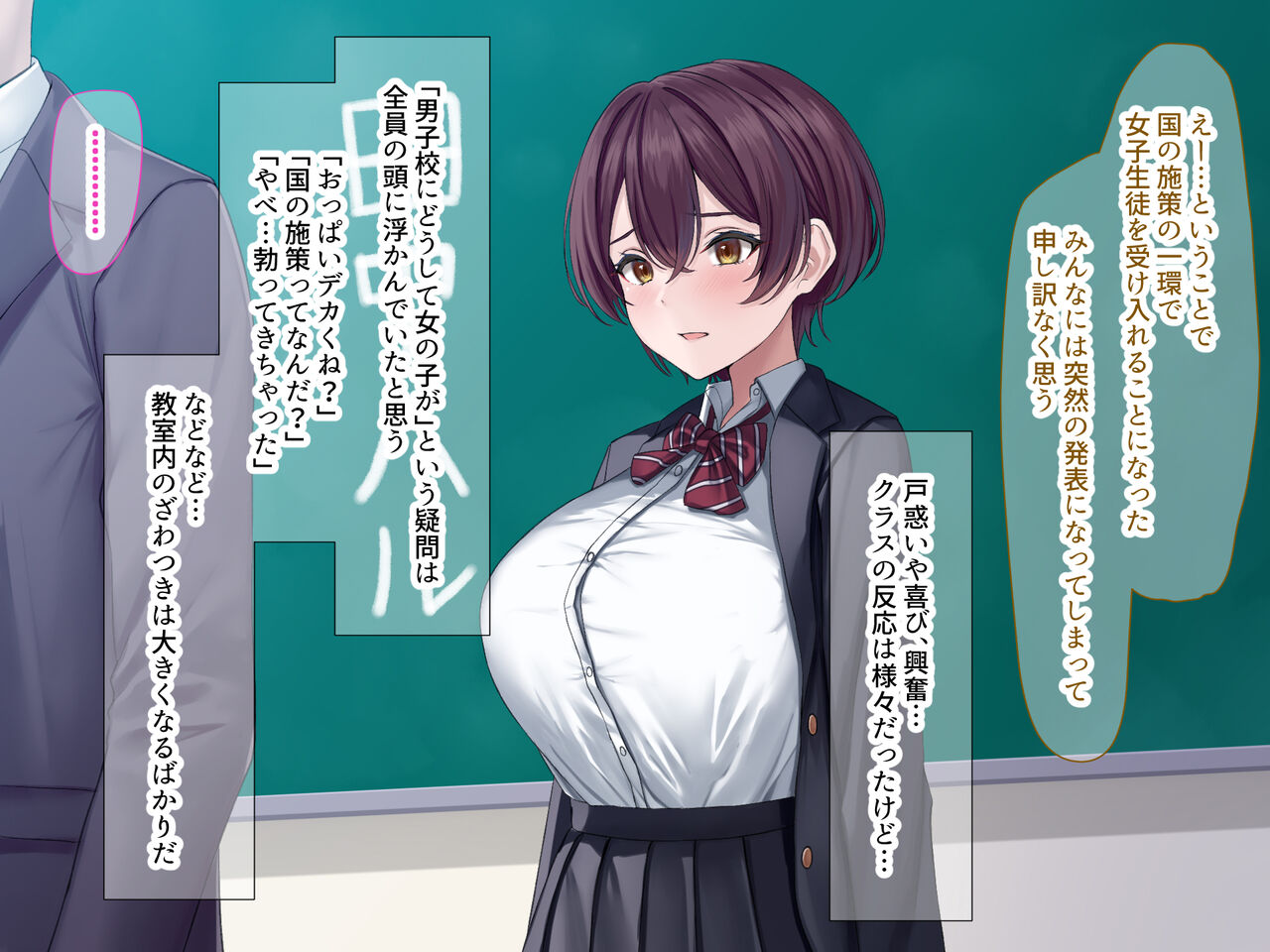 僕の通う男子校に突然転校してきた巨乳美少女〜性処理担当の田中さん〜 page 10 full