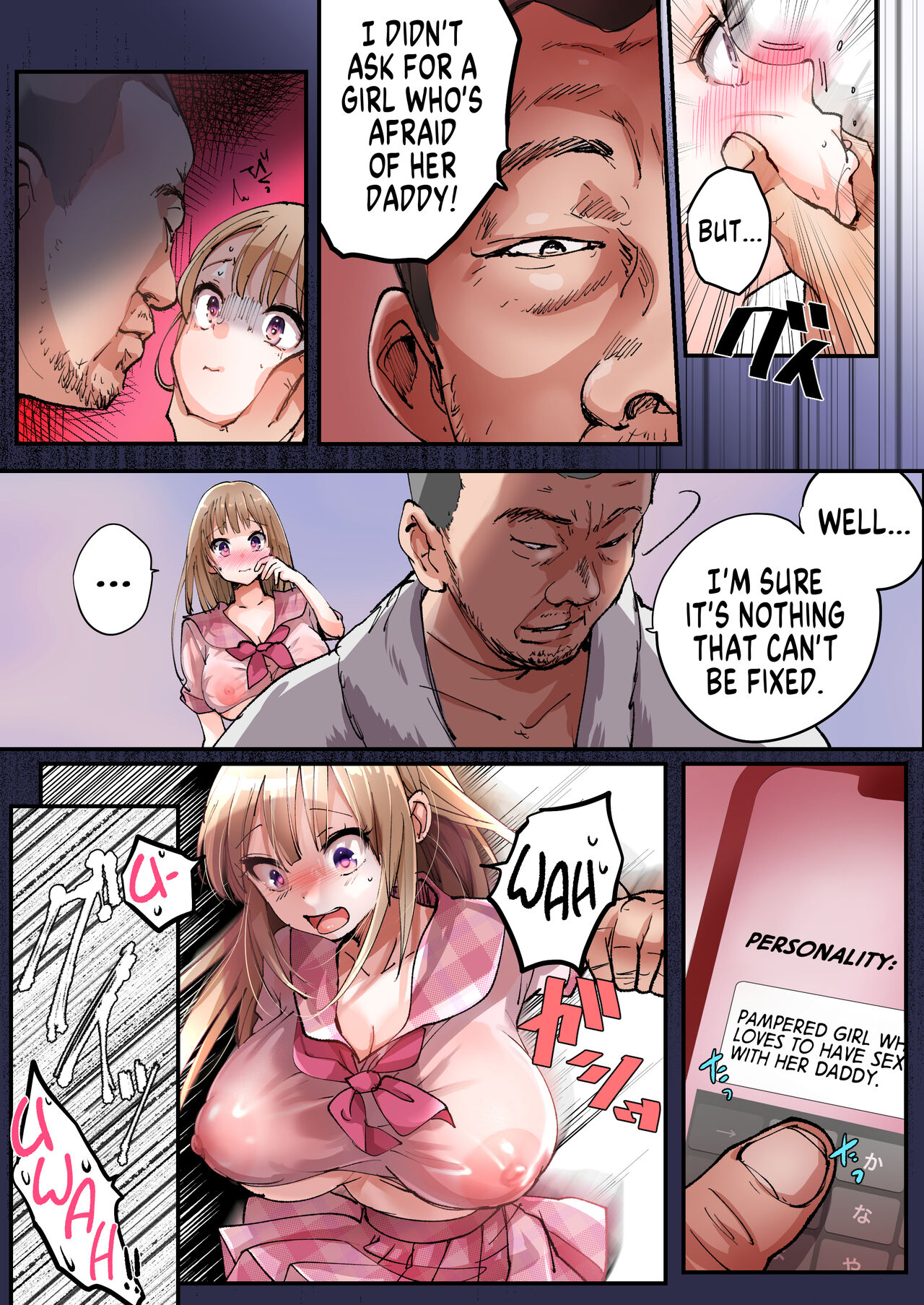 TS Shite Papa no Ecchi na Musume ni naru Beit Soshite Musume Ochi suru made ga Set | A Part-Time Job That Turned me into a Gender-Bent Daddy's Dirty Little Girl! page 9 full