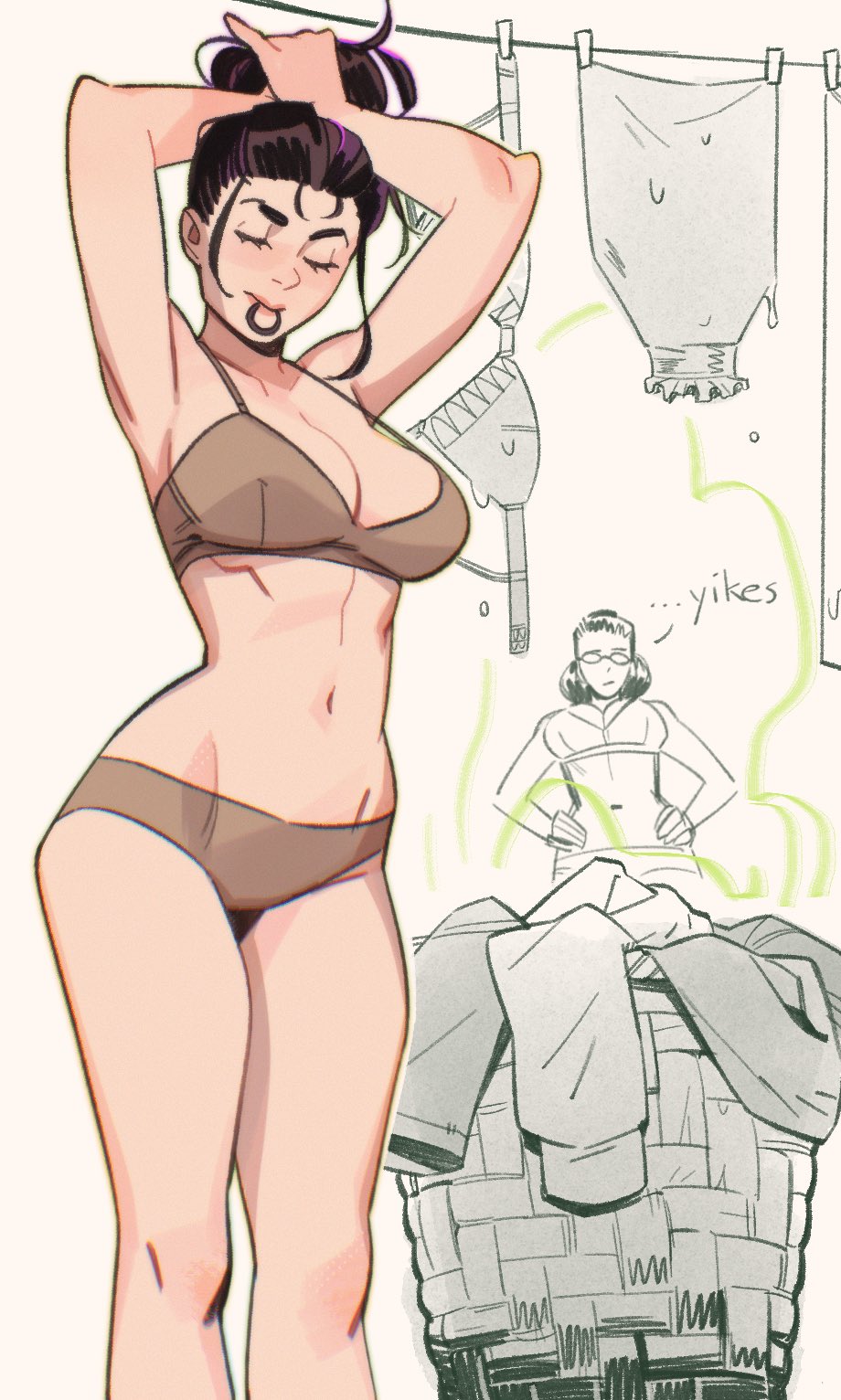 Evelyn: Laundry Day page 1 full