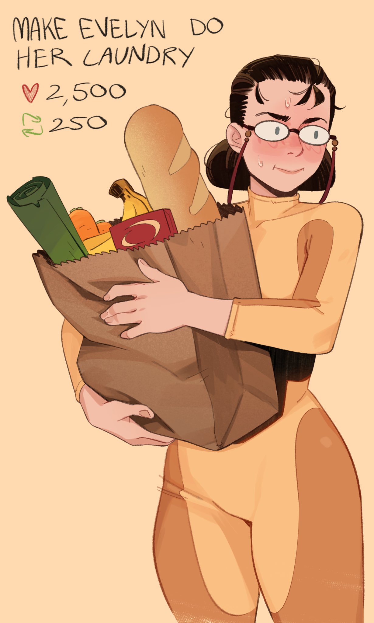 Evelyn: Laundry Day page 7 full