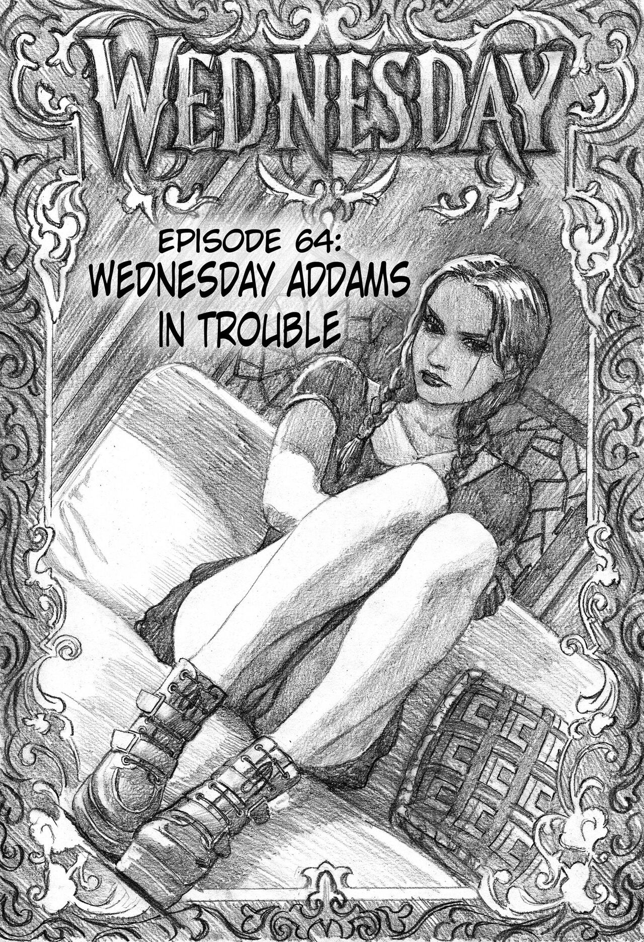 Wednesday Addams in Trouble page 1 full