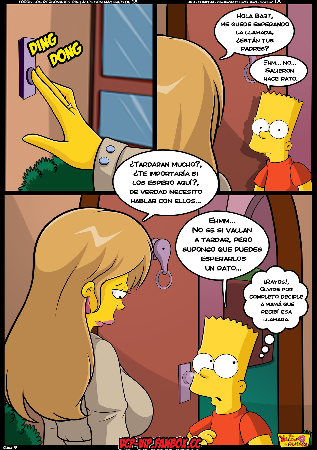 The Yellow Fantasy:Niñera sin Niñera   Ongoing page 10 full