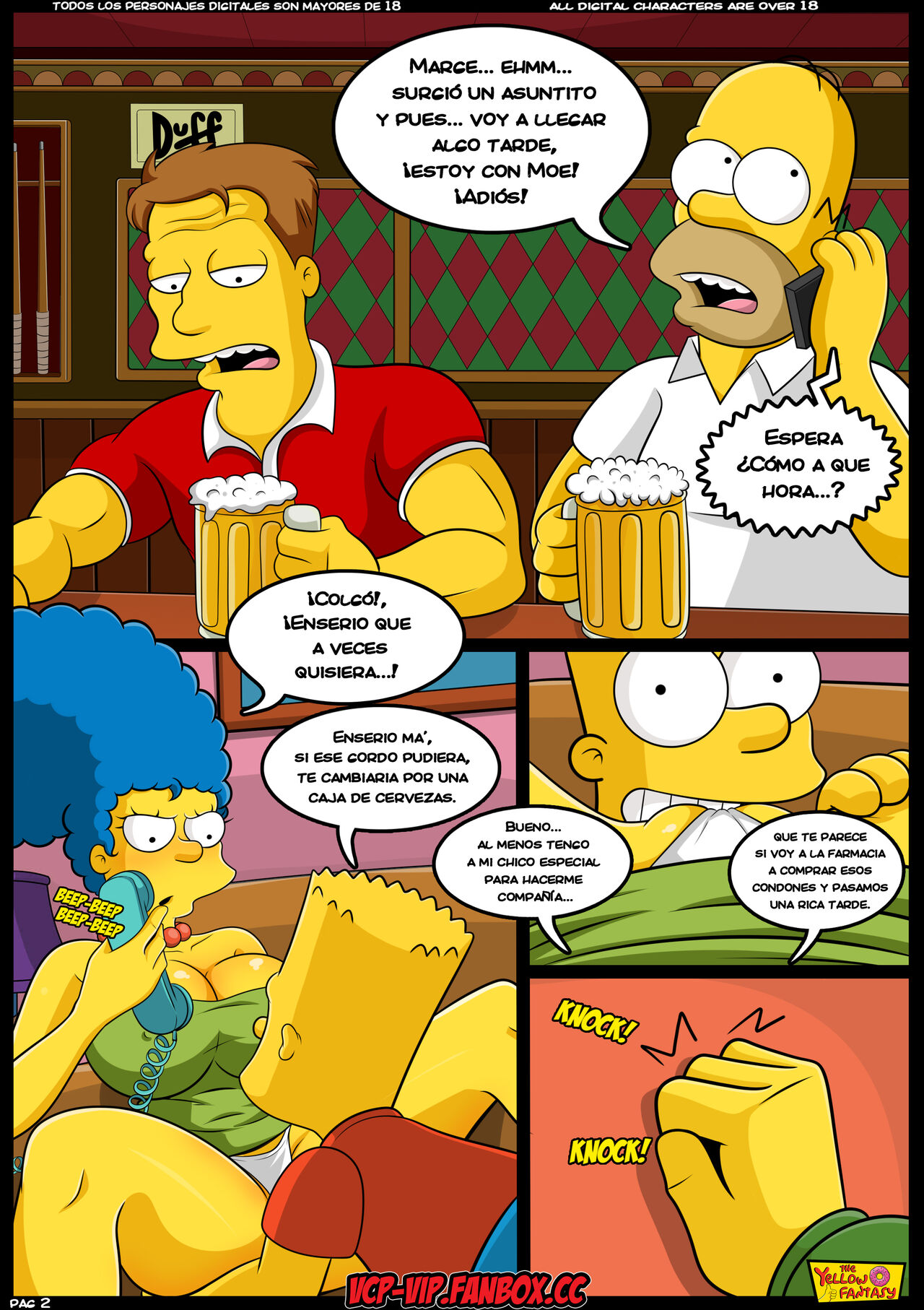 The Yellow Fantasy:Niñera sin Niñera   Ongoing page 3 full