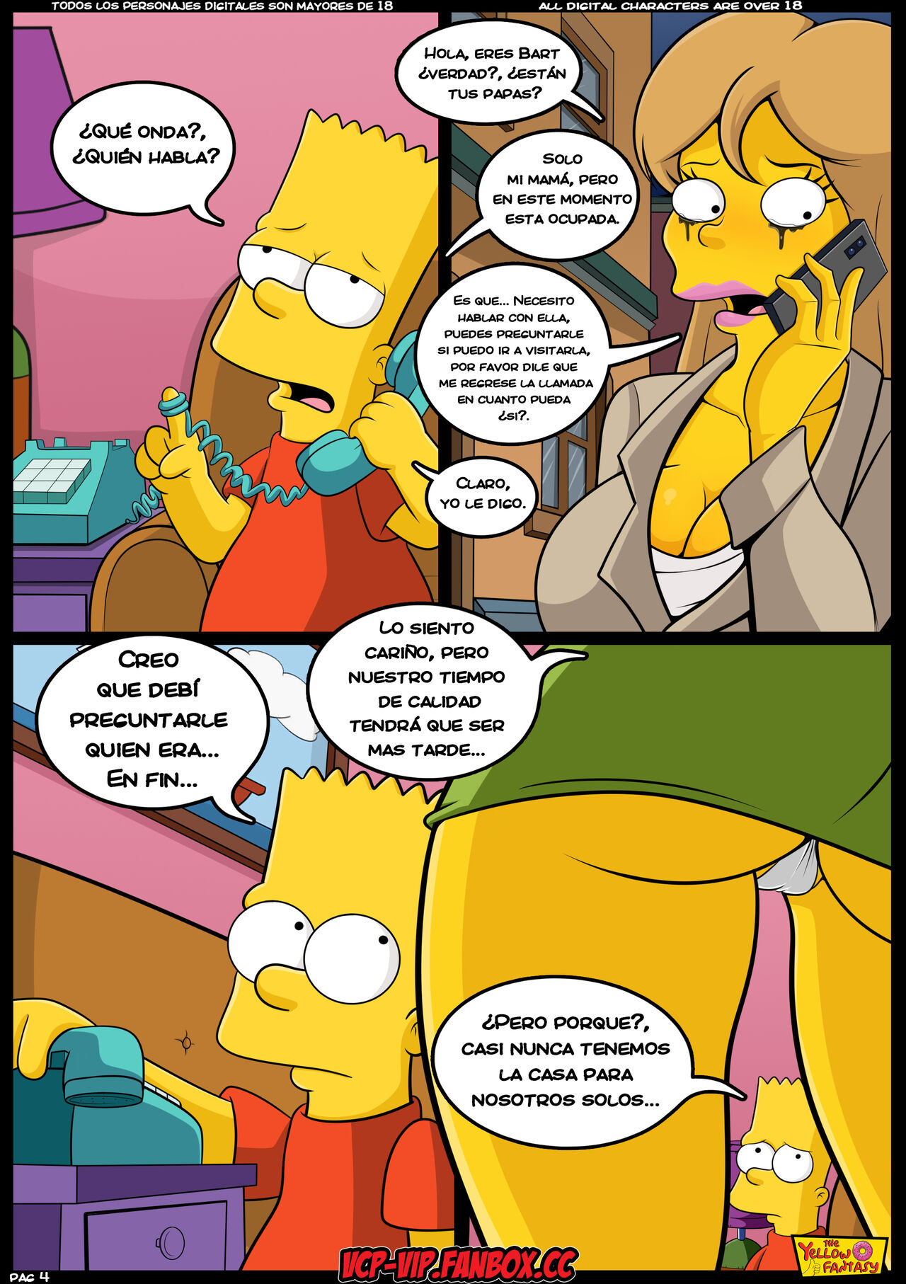 The Yellow Fantasy:Niñera sin Niñera   Ongoing page 5 full