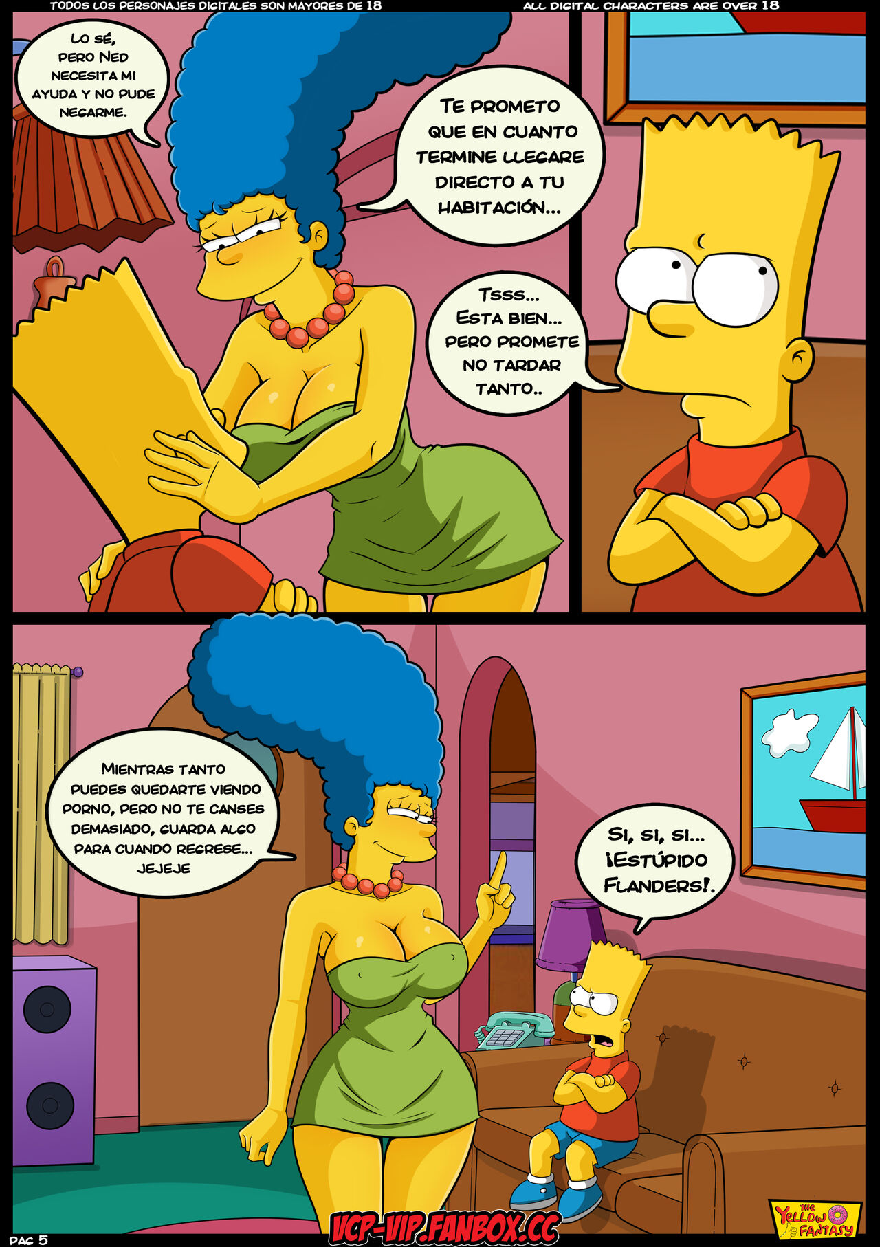 The Yellow Fantasy:Niñera sin Niñera   Ongoing page 6 full