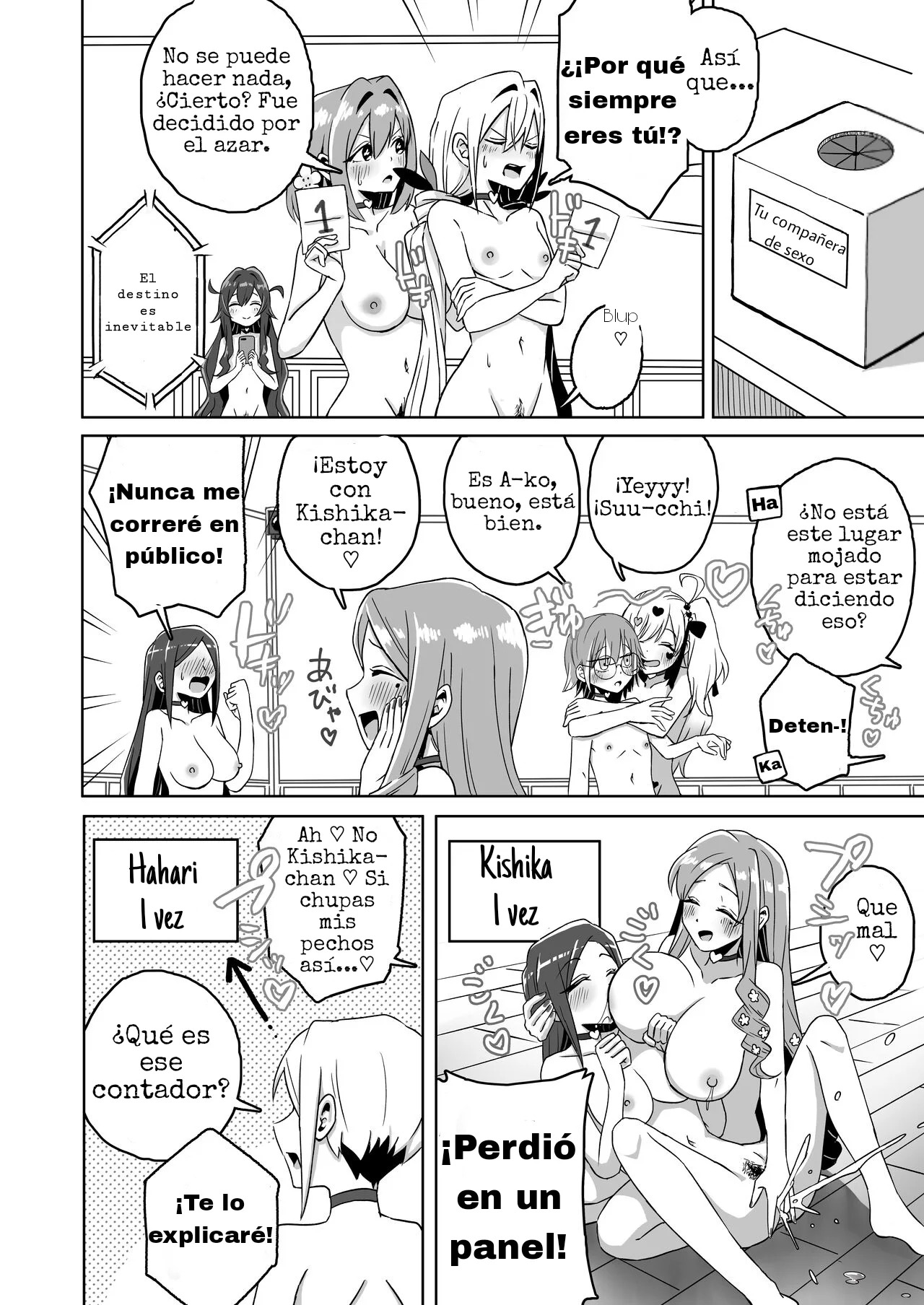 Rentarou Family Les Sex Taikai | La familia Rentarou en un Torneo de Sexo Lésbico Tournament page 2 full