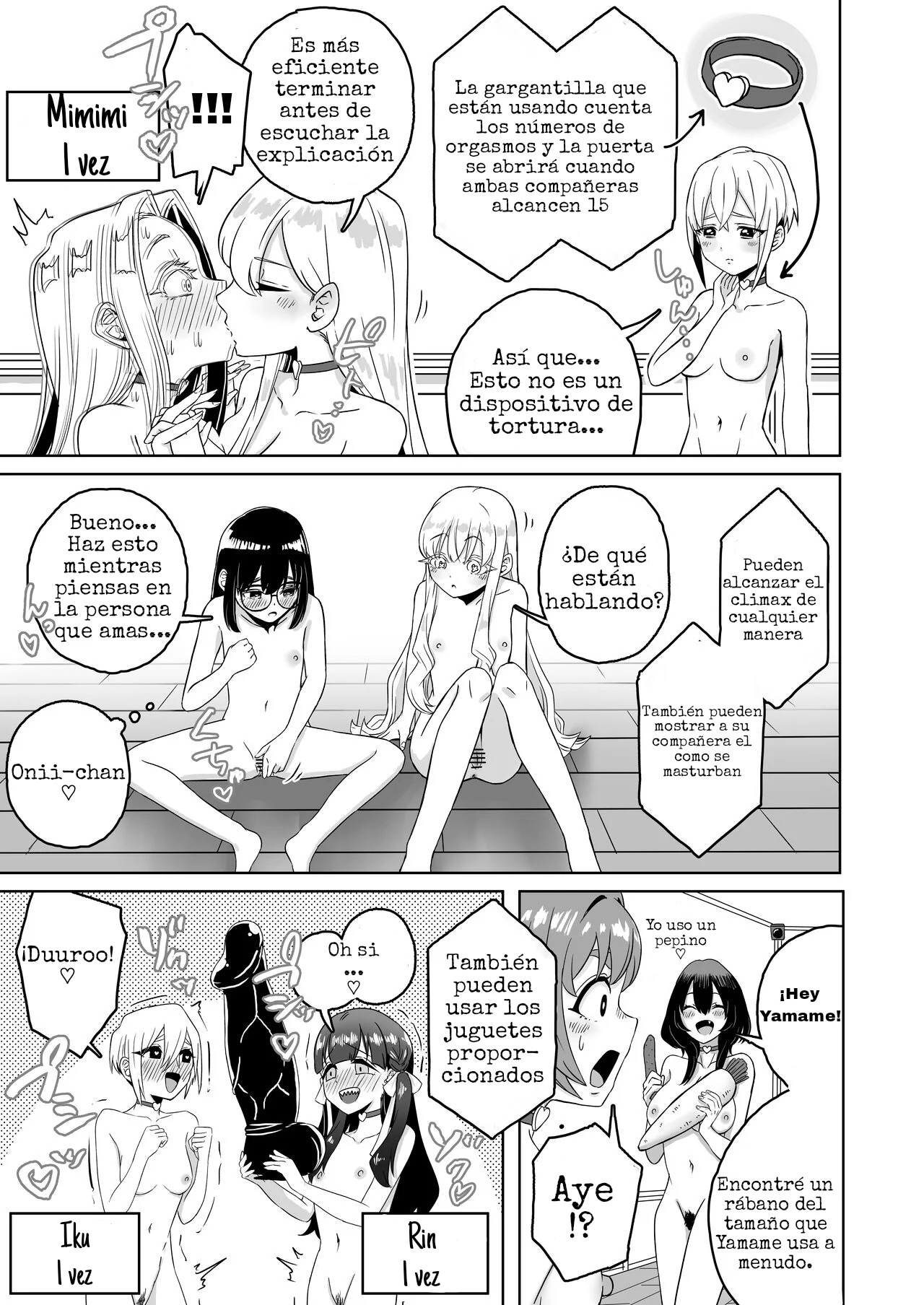 Rentarou Family Les Sex Taikai | La familia Rentarou en un Torneo de Sexo Lésbico Tournament page 3 full