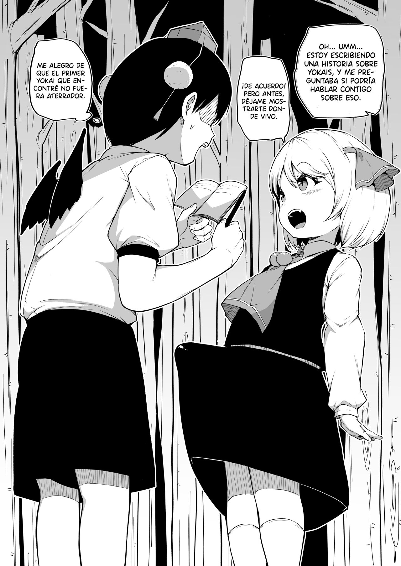 Shinjin Tengu-kun no Shuzai Tanbou - La Nueva Entrevista de Tengu-kun page 1 full