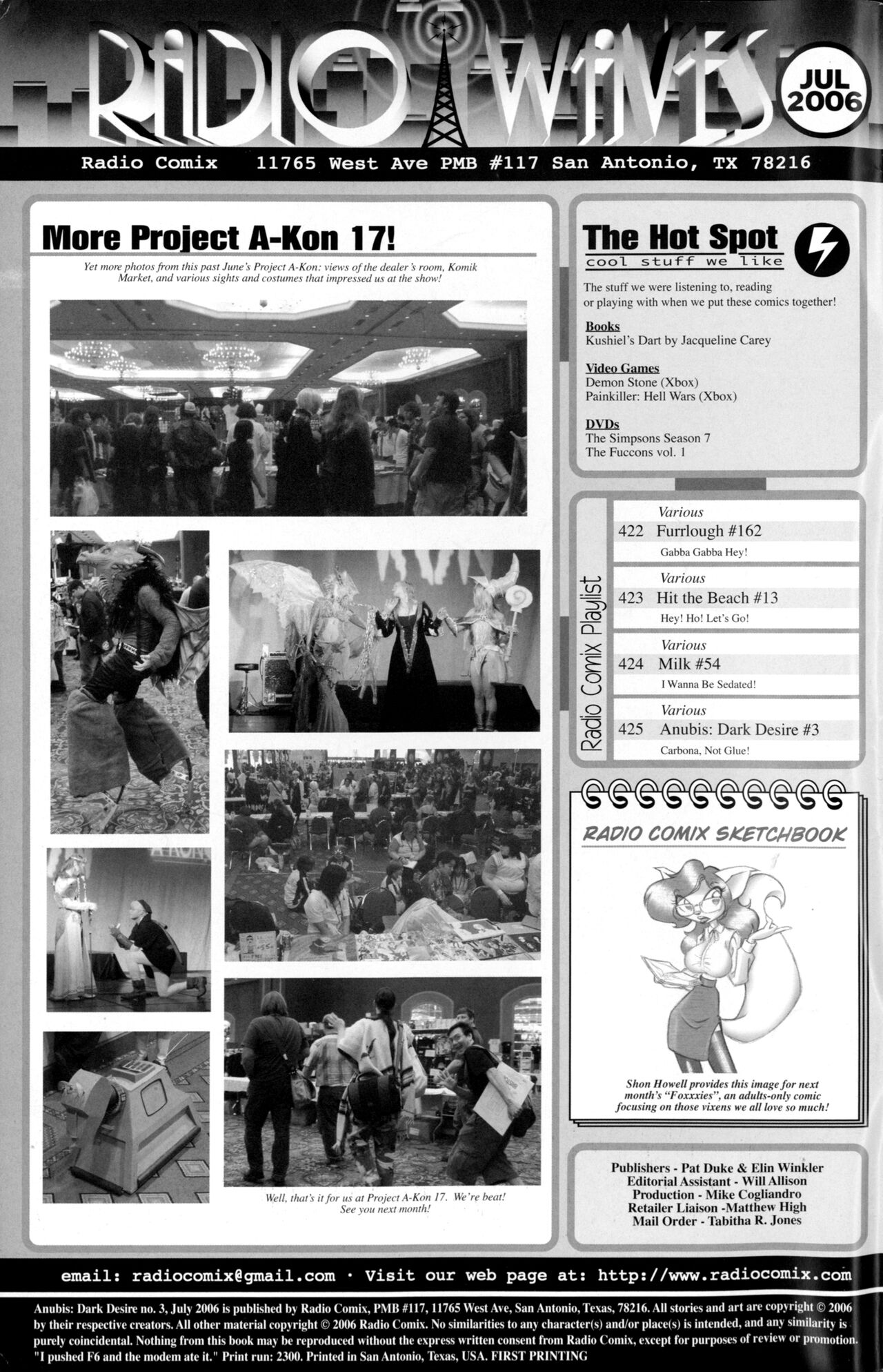 Anubis: Dark Desire #3 page 2 full