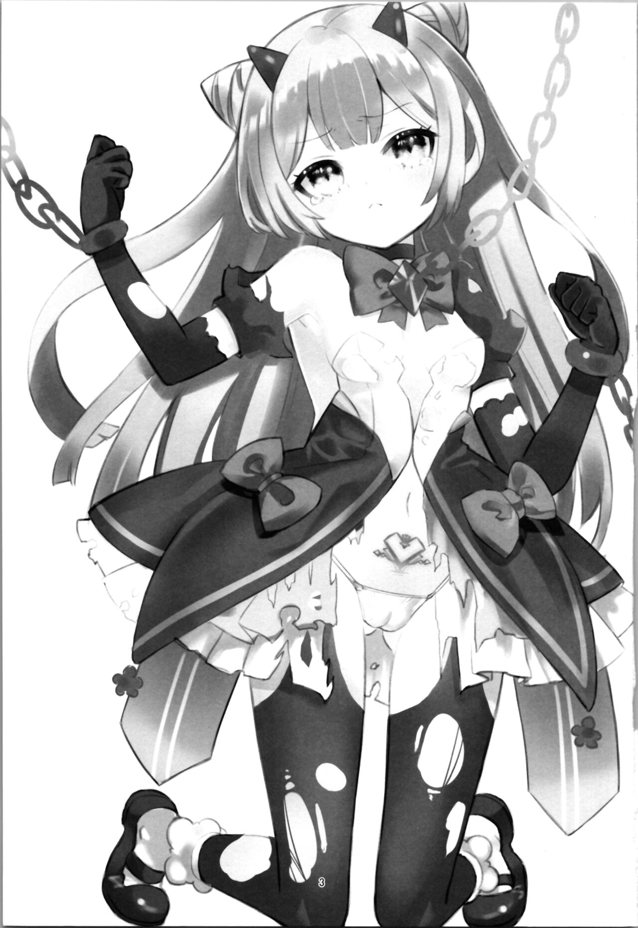 Aku no Kanbu wa Himitsu Heiki no TS-ka de Jibaku Shimashita | The Evil Executive was Ended Blowing Himself With Her Secret TS-fication Weapon. page 3 full