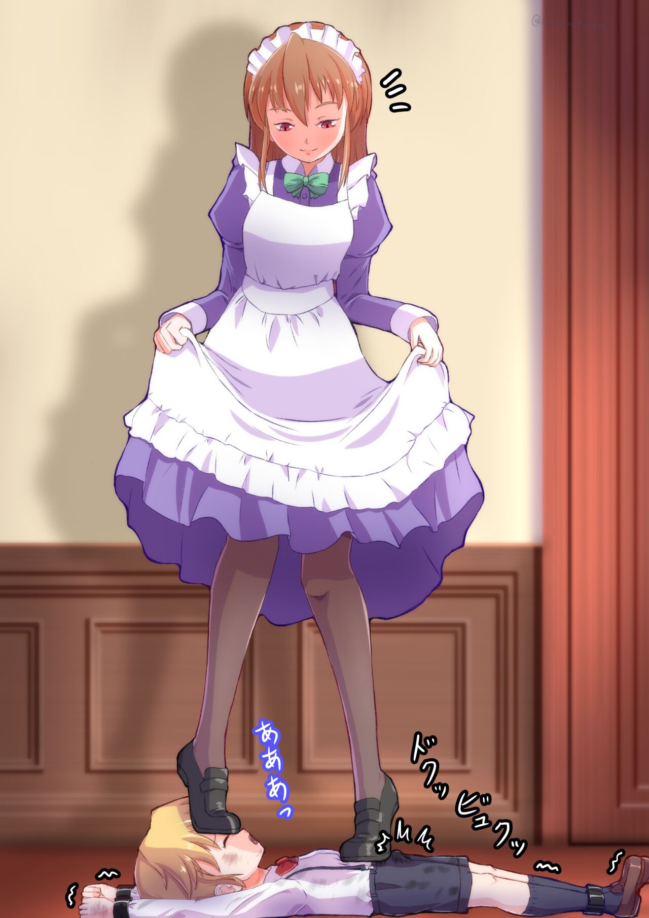 【支援プラン用】ご主人様を踏み躙るメイド page 3 full