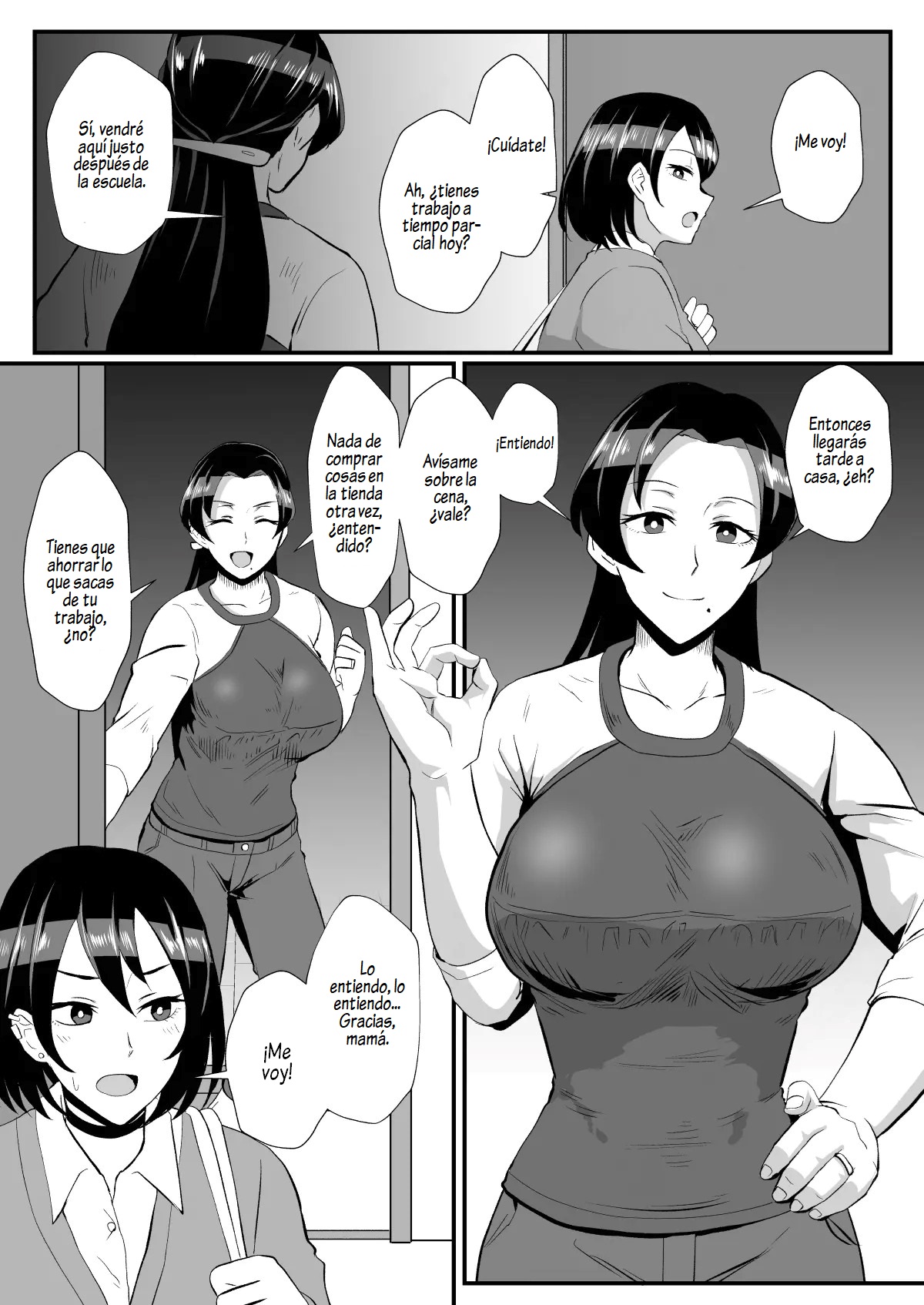 "Fuzaichuu no Otto ni Makasareta Musume o Mamoritai" Mama to Itsudemo Onaho Arbeit page 2 full
