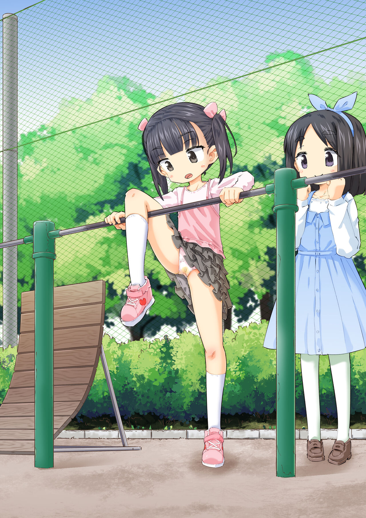 Yuugu de Omorashi I Wetting at the Playground page 2 full