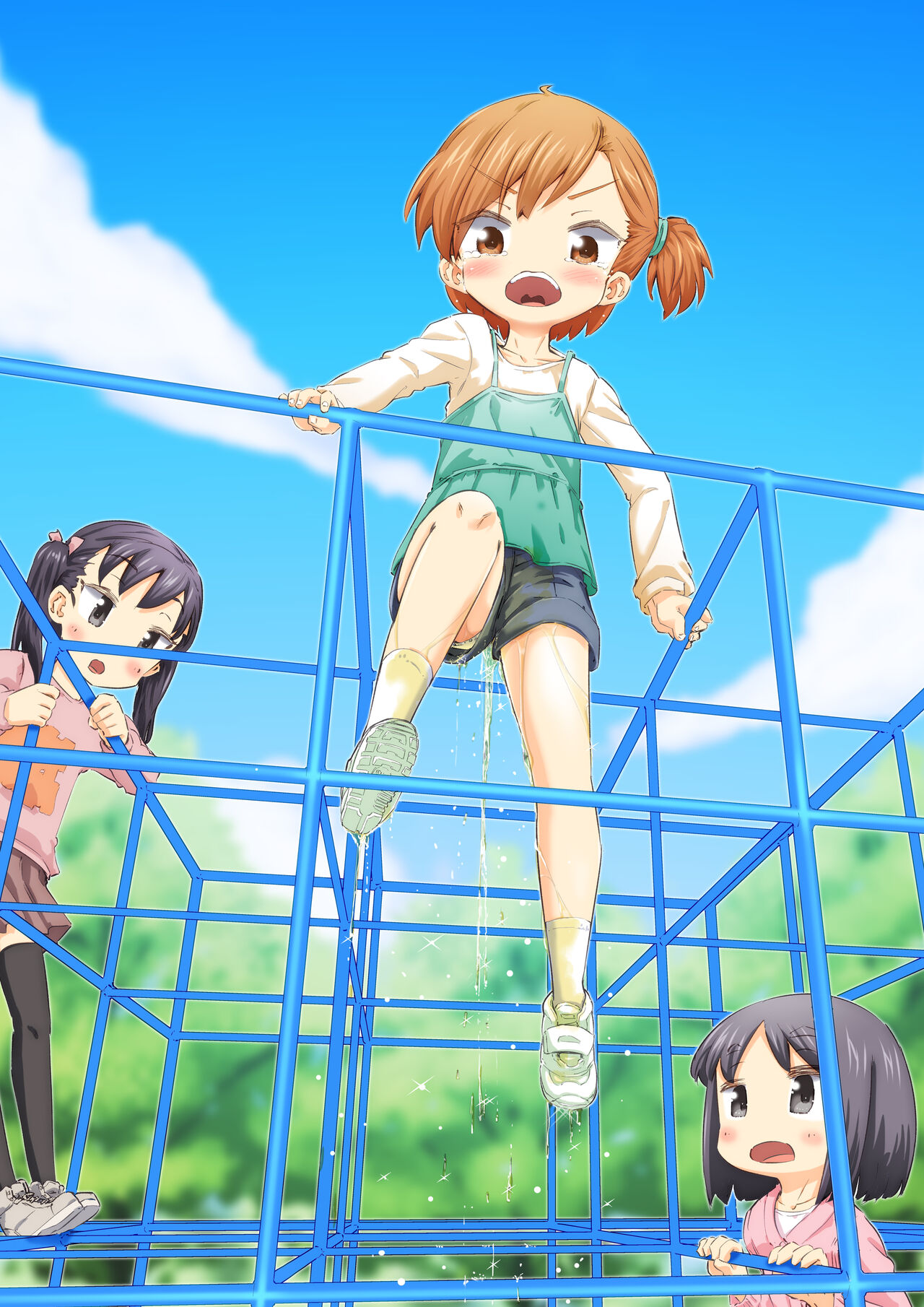 Yuugu de Omorashi I Wetting at the Playground page 7 full