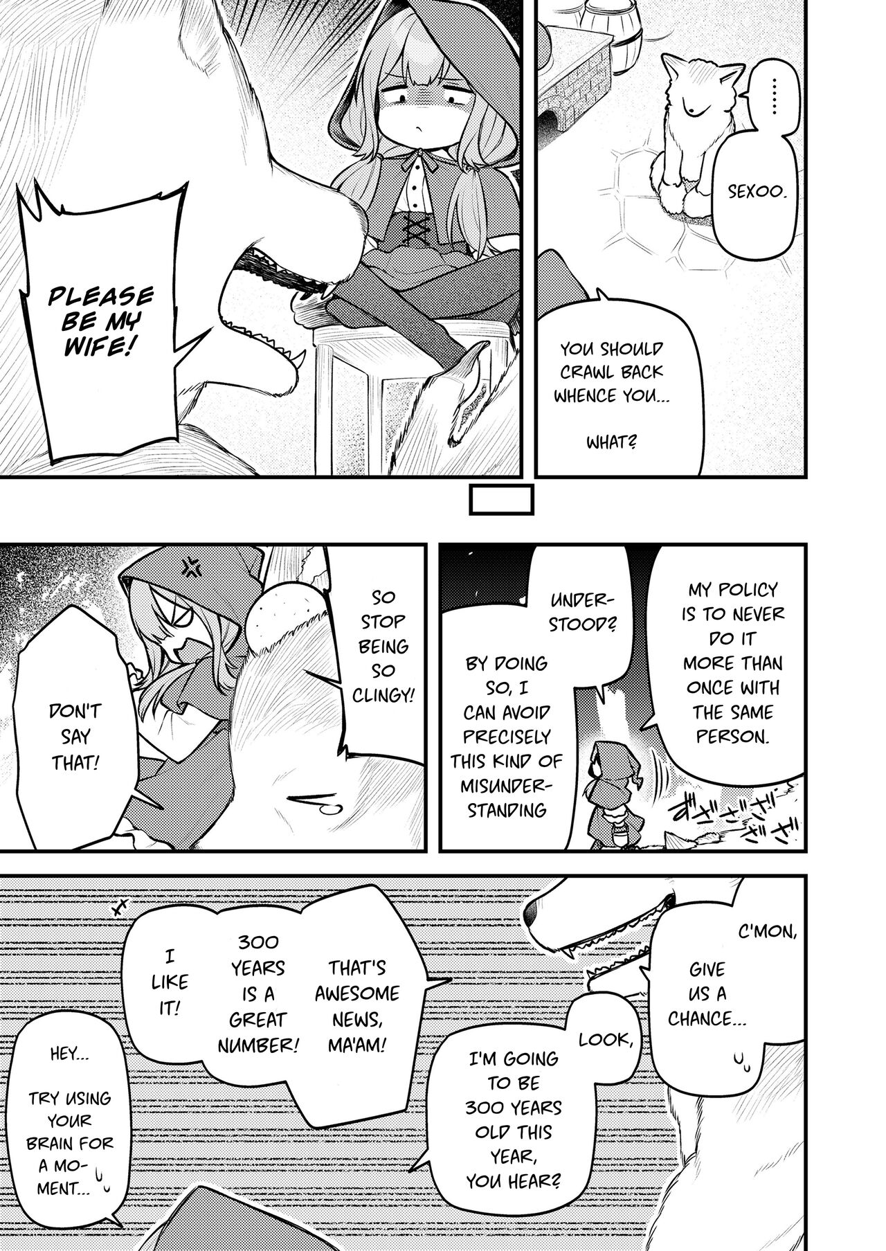 Akazukin to Fujimi no Ookami-san Zenpen | Little Red Riding Hood and the Immortal Wolf Part 1 page 5 full