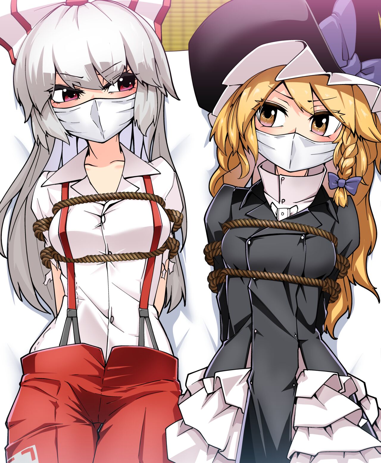 Mokou to Marisa＋Yamame to Parsee page 1 full