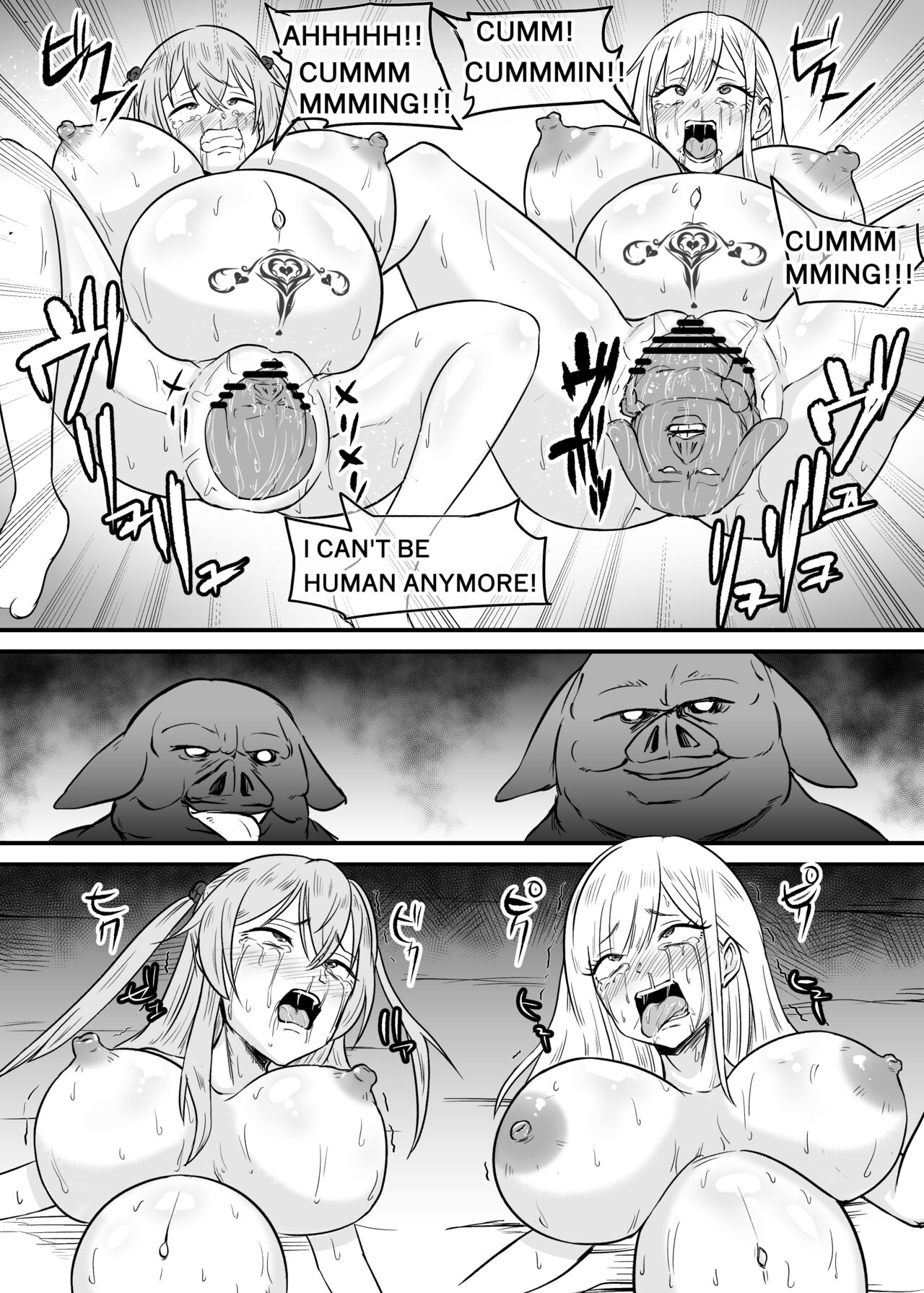 My Dress-Up Darling Marin and SaJuna become monster breeding females page 9 full