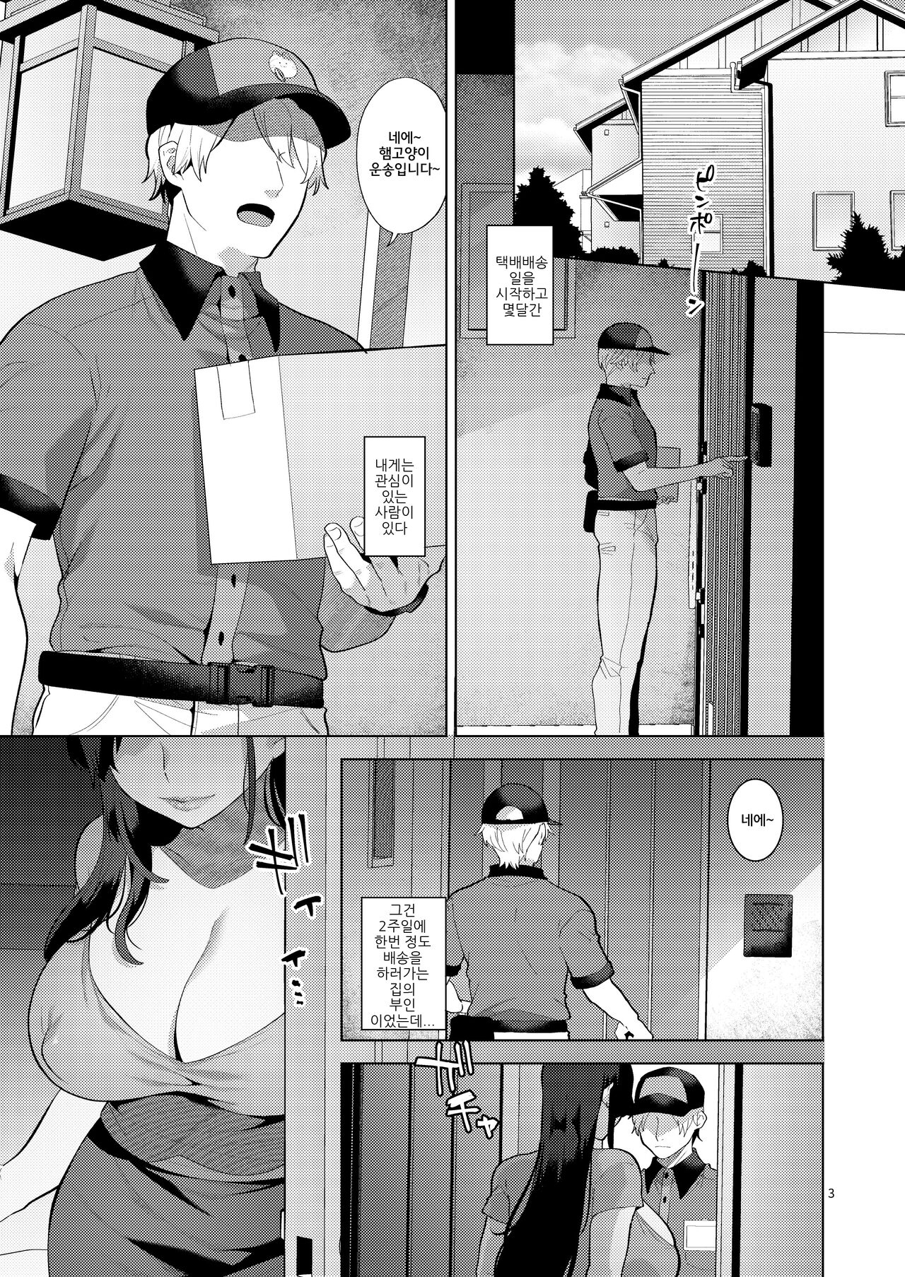Haitatsusaki no Oku-san ga Shemale Succubus Datta Hanashi | 배송지의 부인이 쉬메일 서큐버스였던 이야기 page 2 full