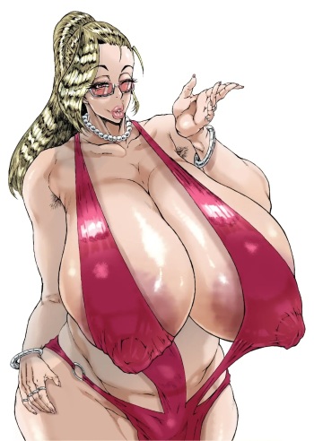 AMERICAN BITCH CHUBBY JUDY ~Chou Kikaku-gai Dosukebe Milf Kinkyuu Rainichi~ | Judy, La Puta Americana cover