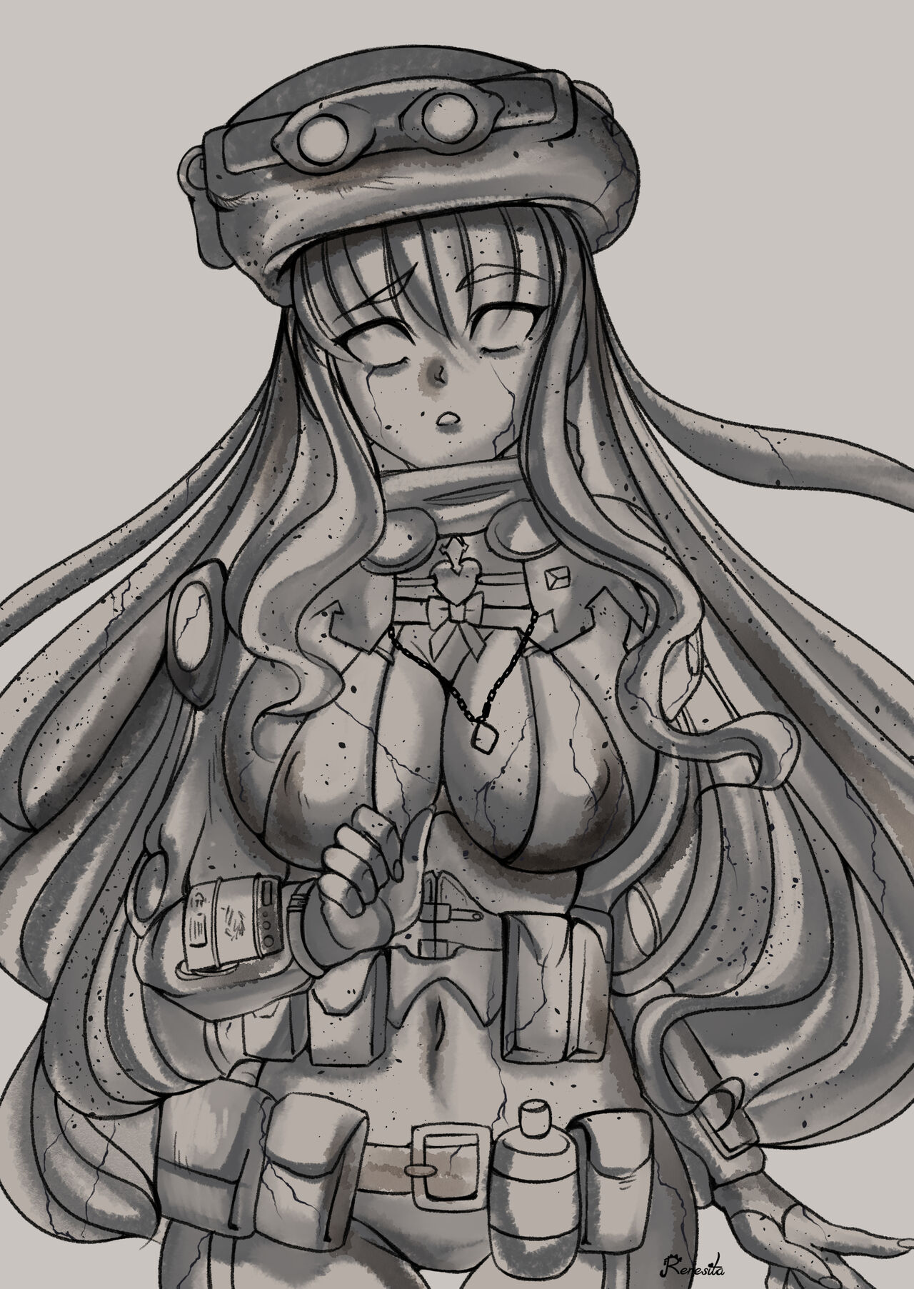 Original Character Petrification page 6 full