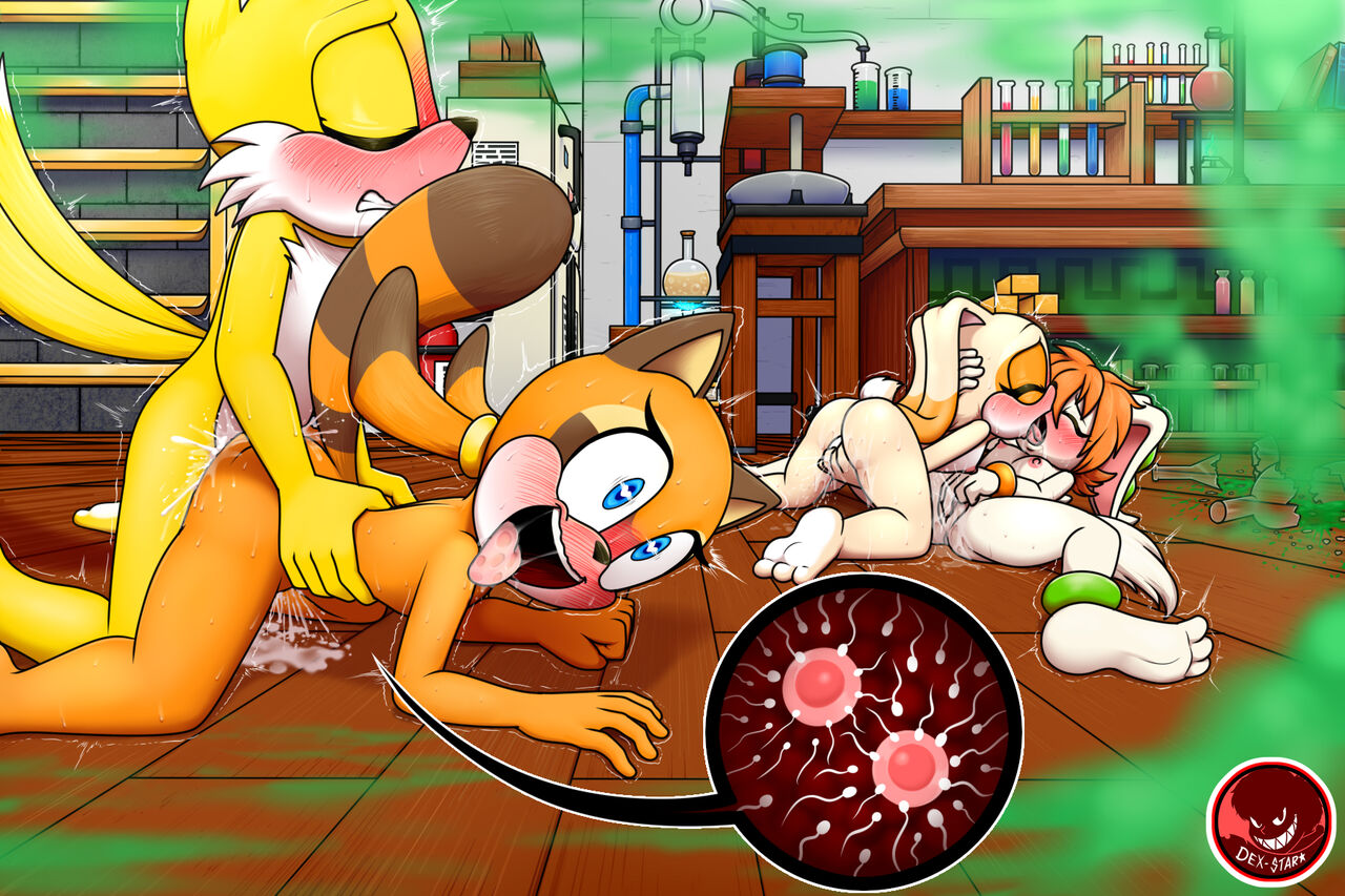 Tails having Fun with Marine, Cream, and Milla + Extras page 2 full
