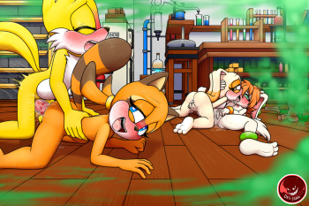 Tails having Fun with Marine, Cream, and Milla + Extras cover